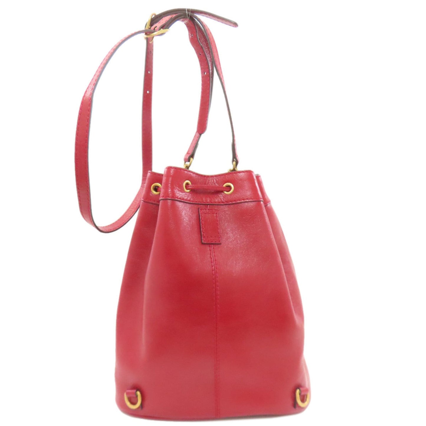 Gucci Red Color Leather Shoulder Bag ( )