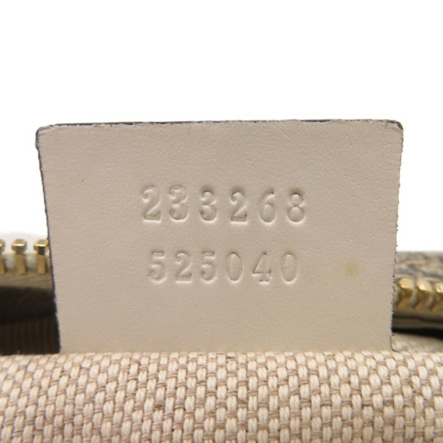 Gucci Brown Ivory Gg Supreme Pvc Shoulder Bag ( )