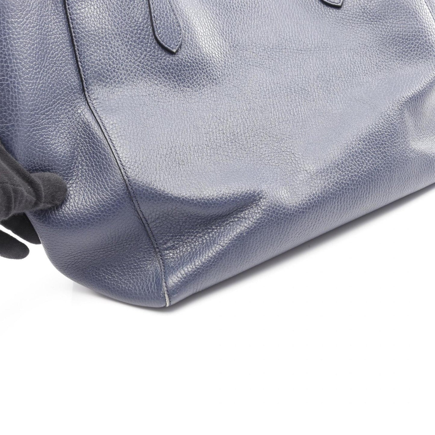 Gucci Blue Leather Tote Bag ( )