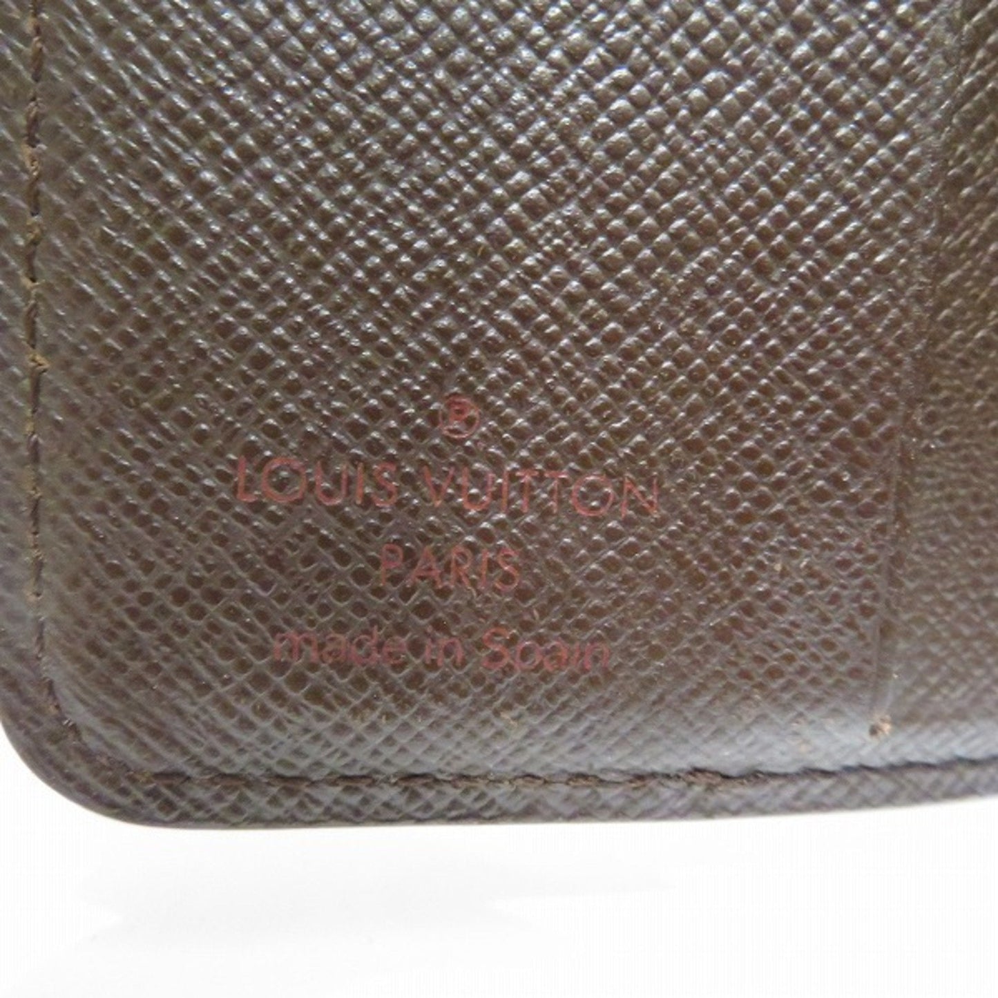LOUIS VUITTON Damier Compact Zip N61668 Bifold Wallet Unisex