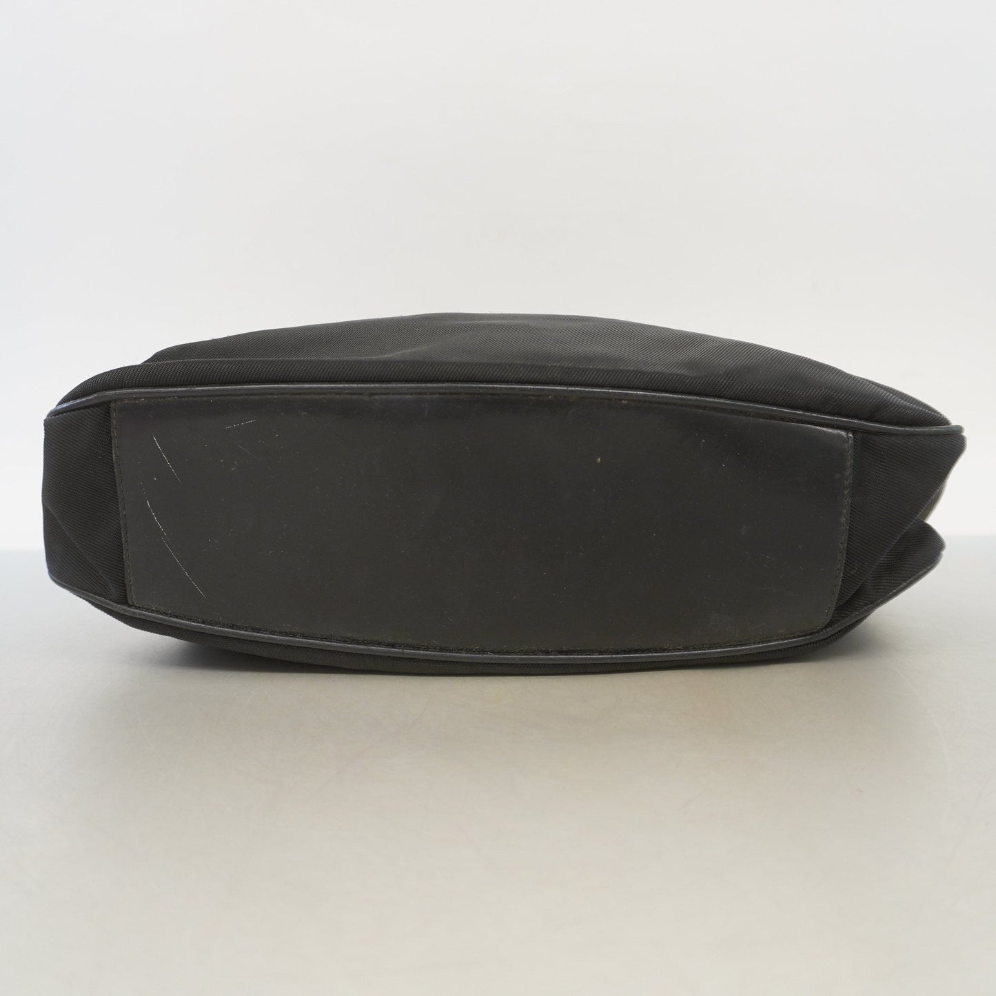 Gucci Bamboo Black Canvas Nylon Shoulder Bag