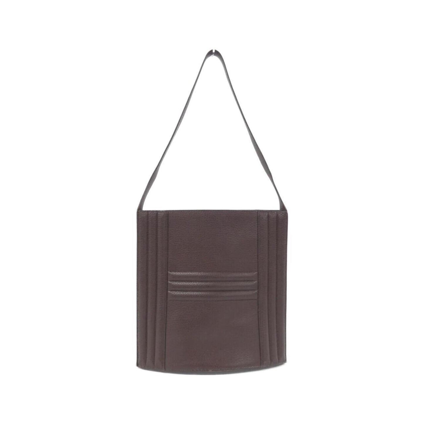 Hermes Kelly Marron Fjord Leather Shoulder Bag ( )