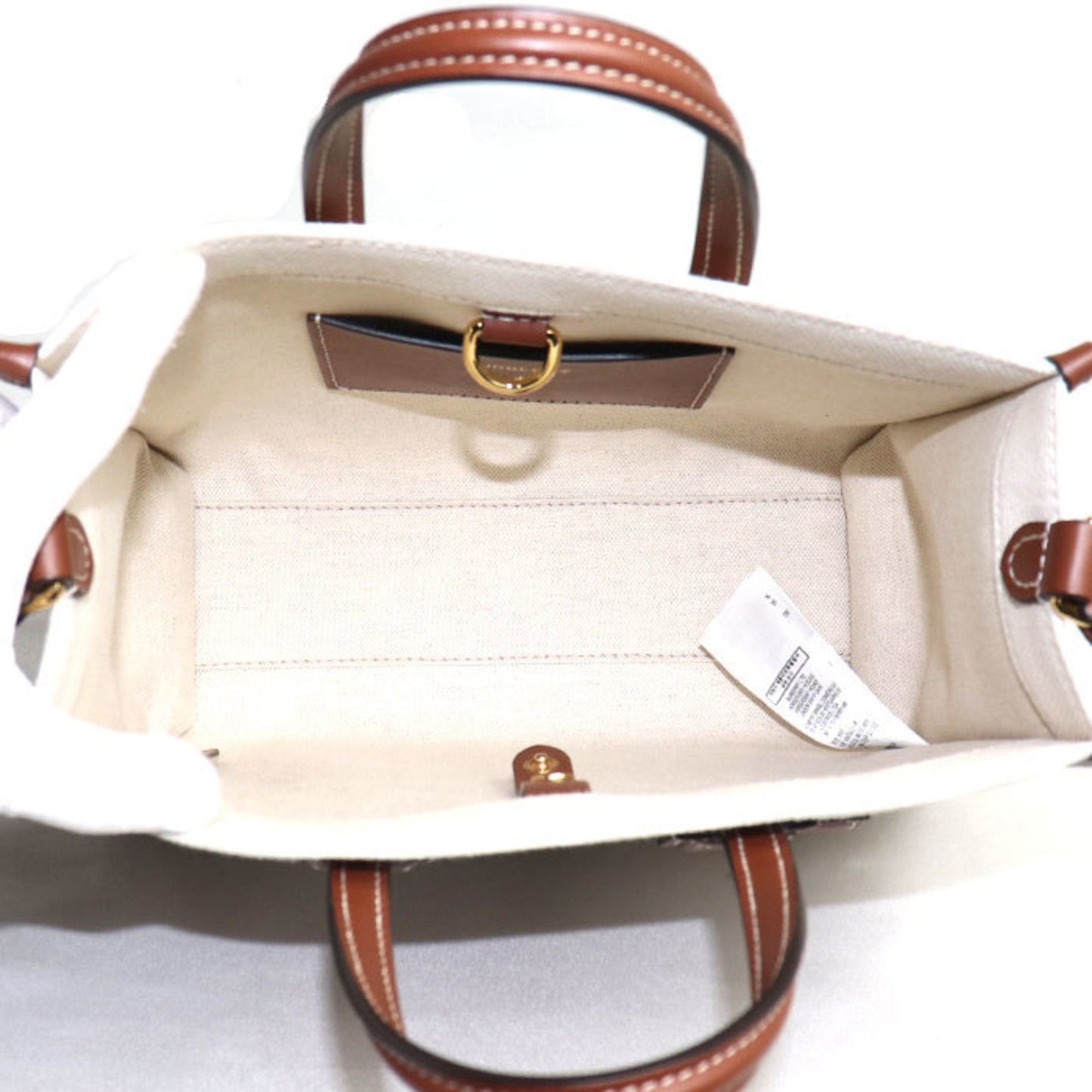 Burberry Brown Canvas Leather Shoulder Bag ( )