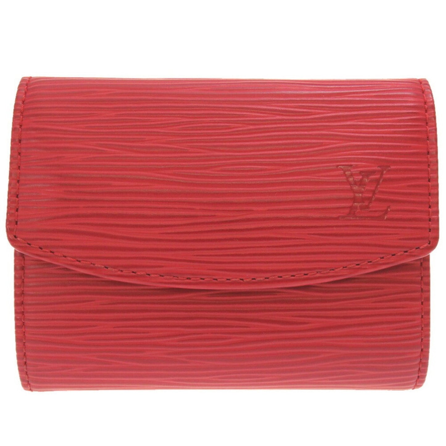 LOUIS VUITTON Epi Portomone Sampur Castilian Red M63417 Coin Case Purse Wallet