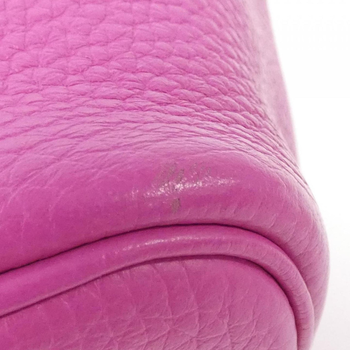 Hermes Pink Purple Taurillon Clemence Leather Handbag ( )