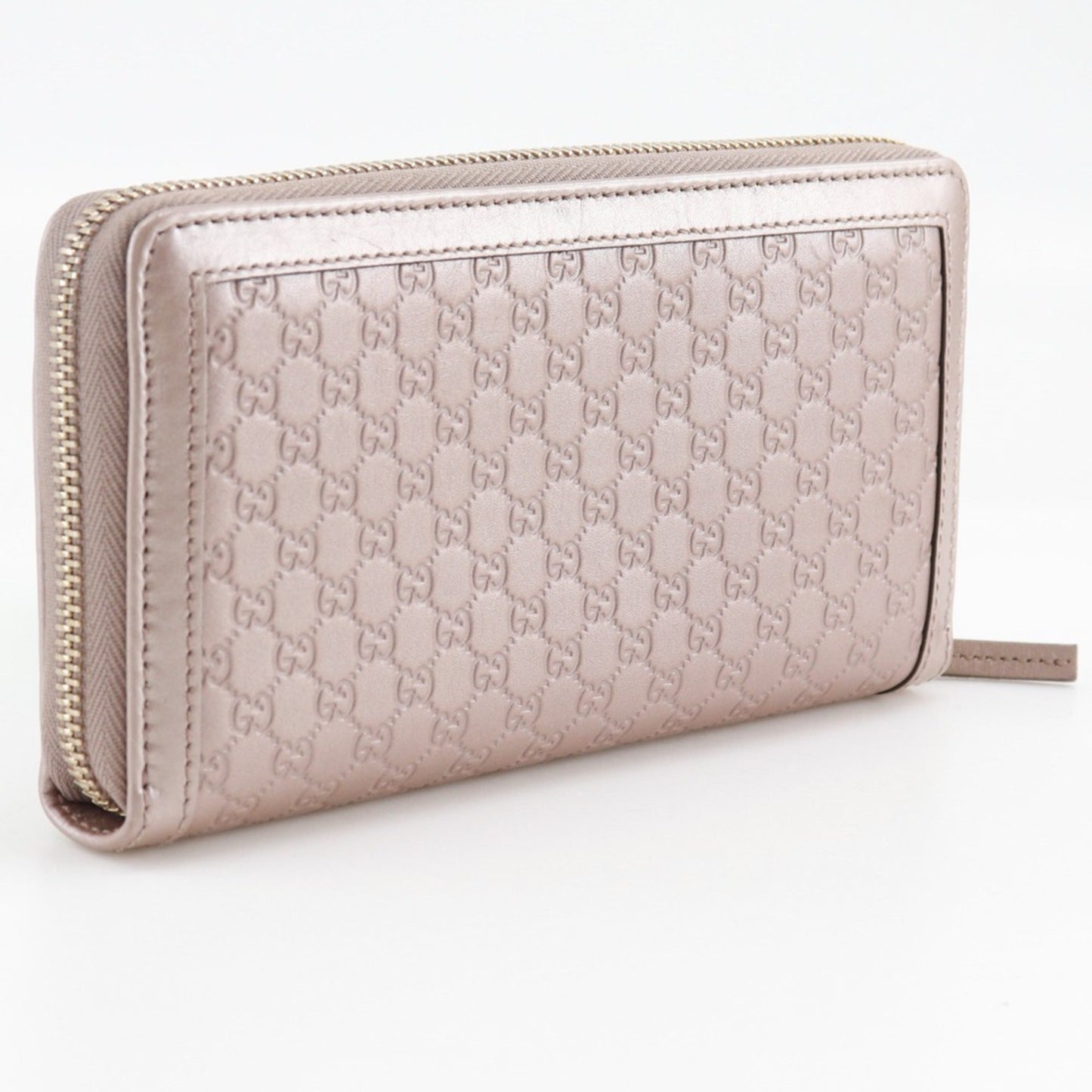 Gucci Pink Gg Leather Long Wallet (Bi-Fold) ( )