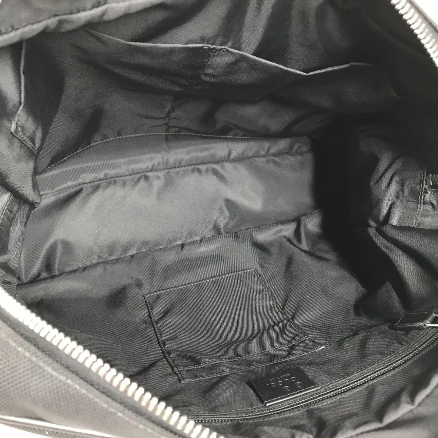 Gucci Black Leather Tote Bag ( )