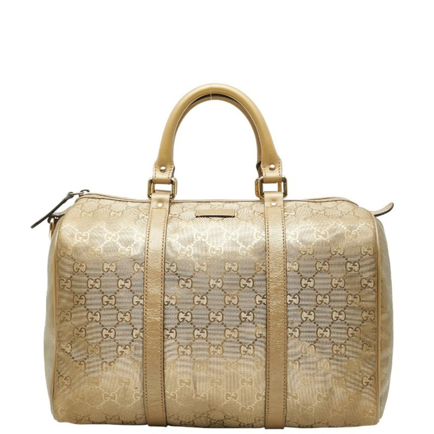 Gucci Gold Pvc Leather Handbag ( )