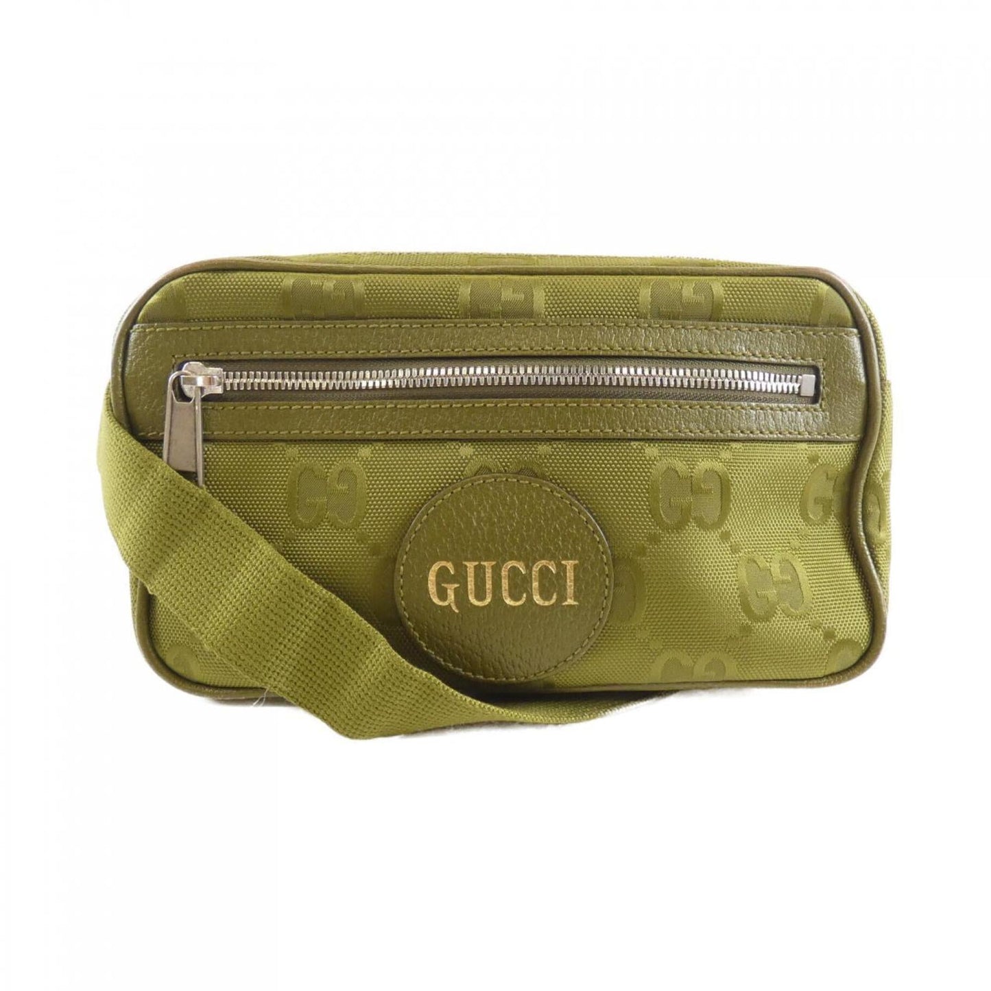 Gucci Nylon Leather Handbag