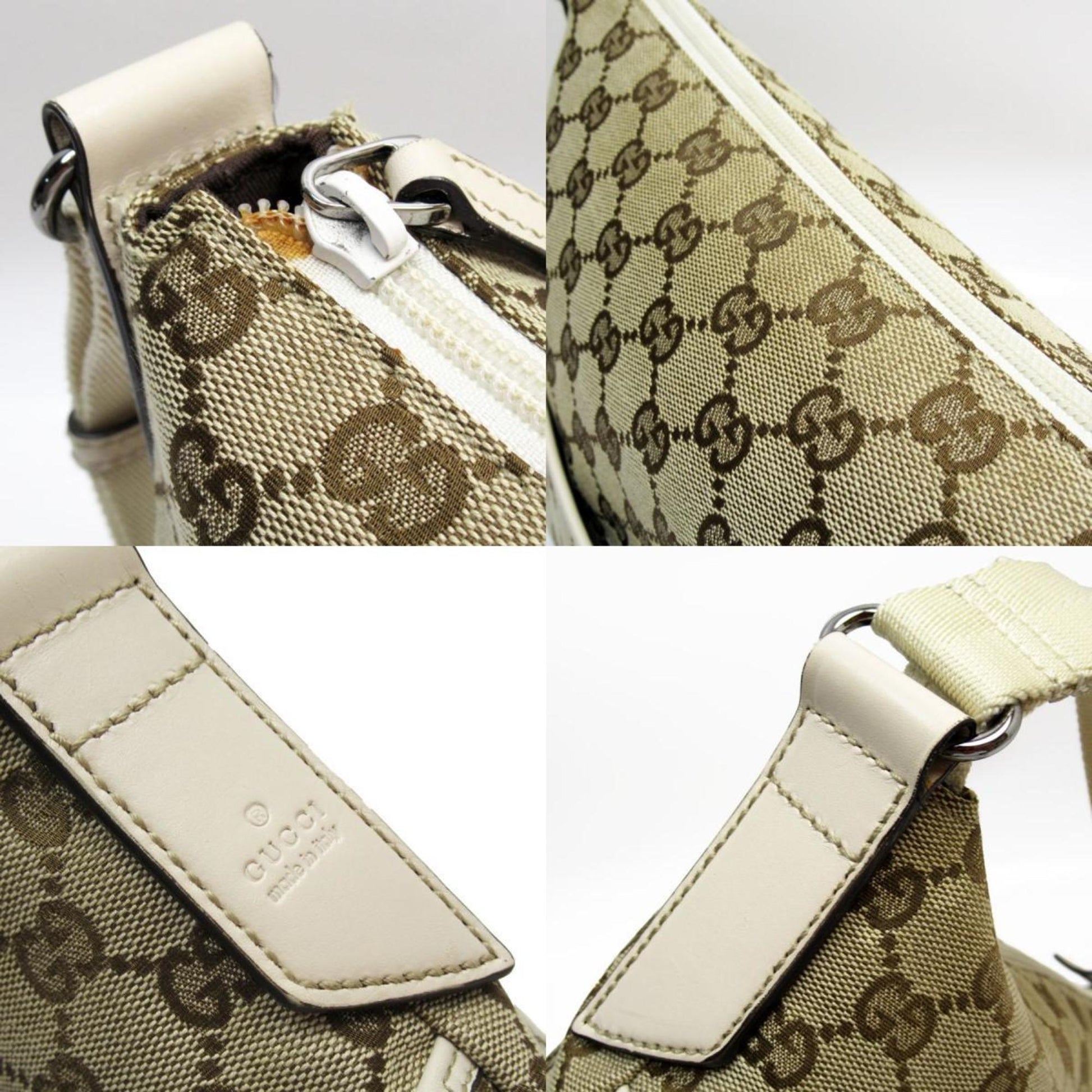 Gucci Canvas Shoulder Bag