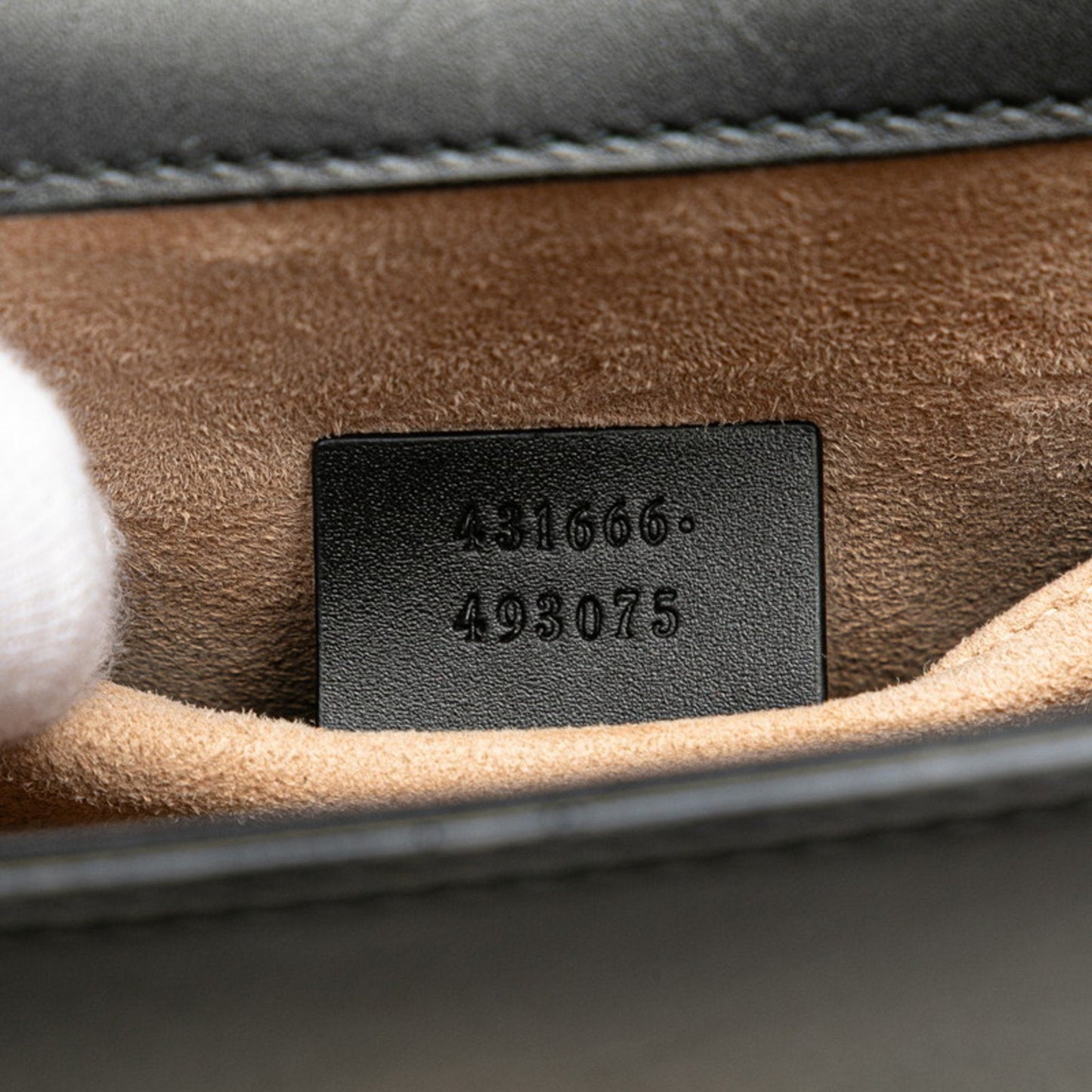 Gucci Black Leather Shoulder Bag ( )