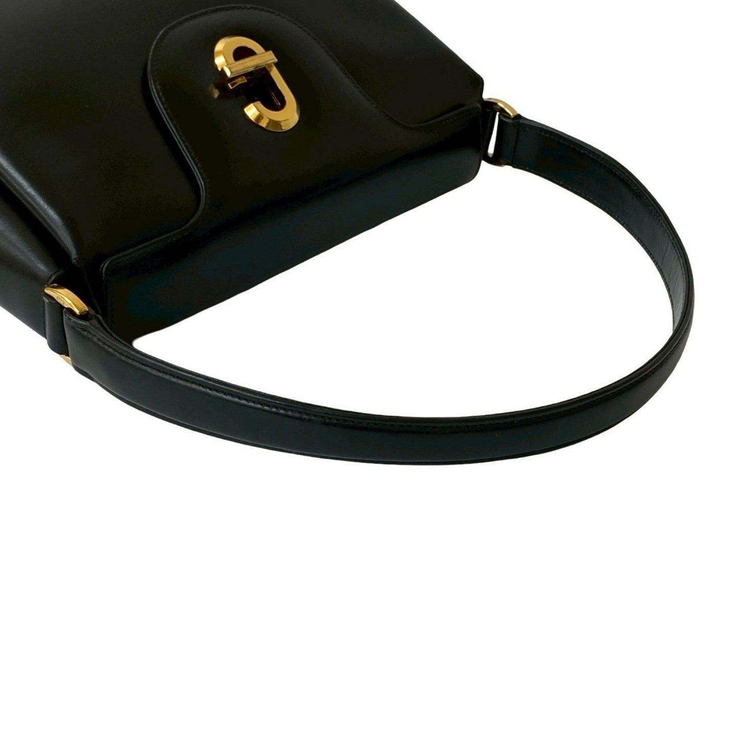 Gucci Black Leather Handbag ( )