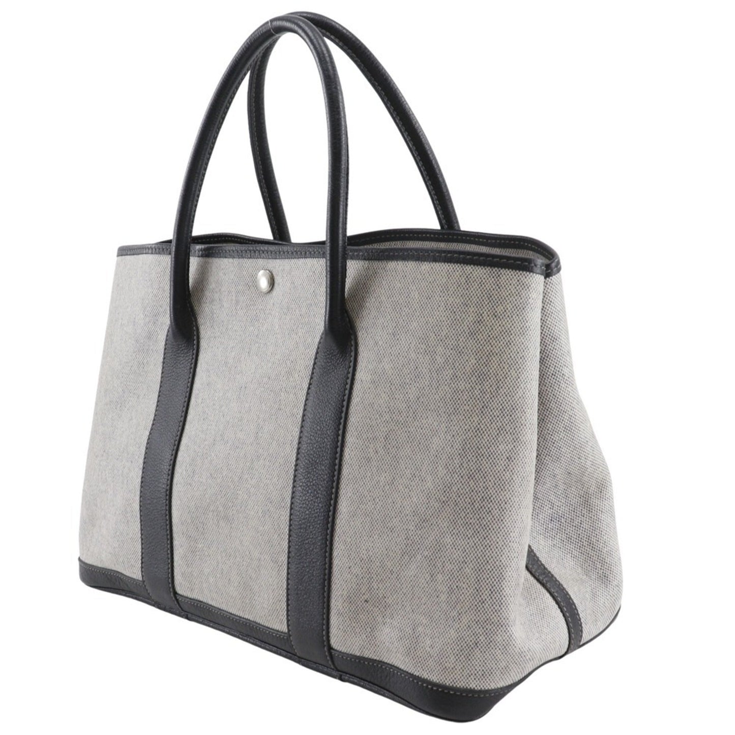 Hermes Gray Toile H Tote Bag ( )