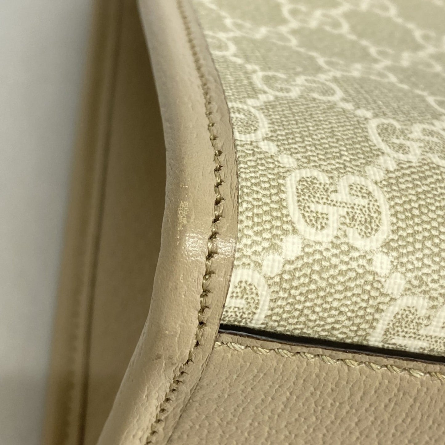 Gucci Beige Pvc Tote Bag ( )
