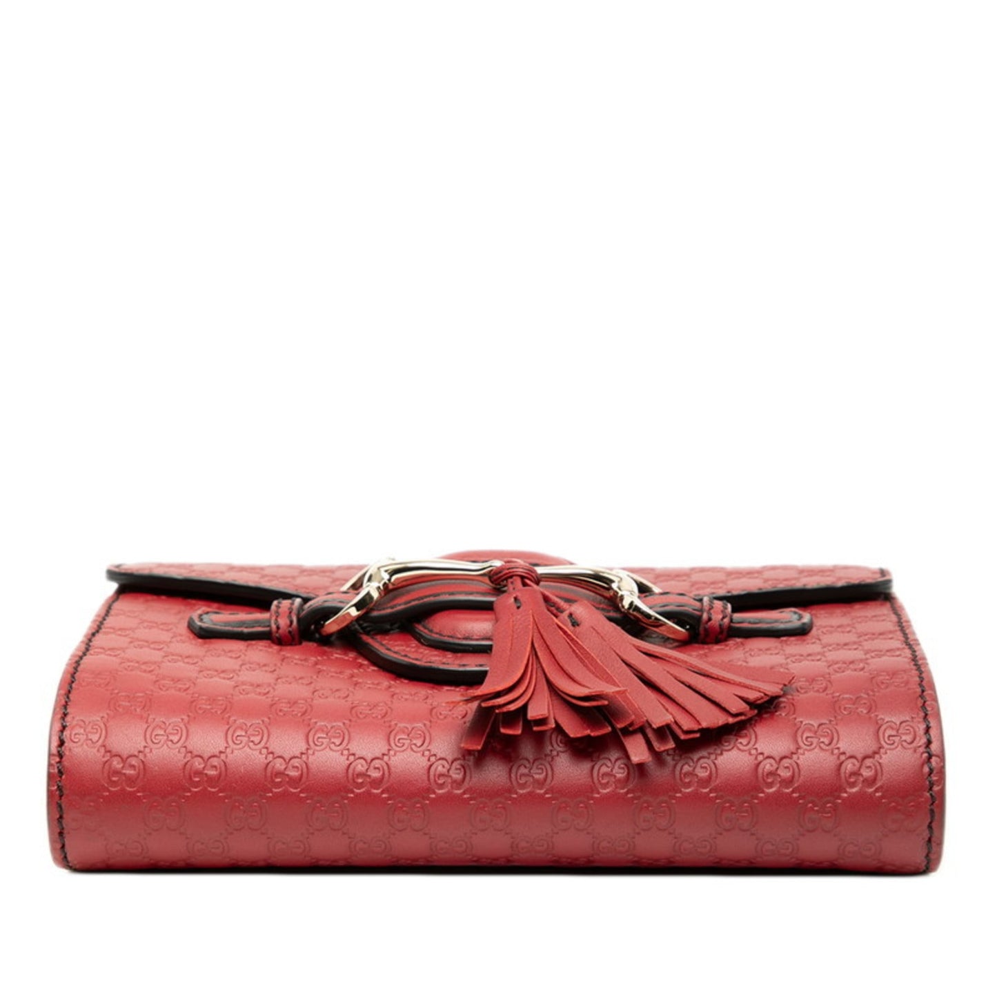 Gucci Red Color Leather Shoulder Bag ( )