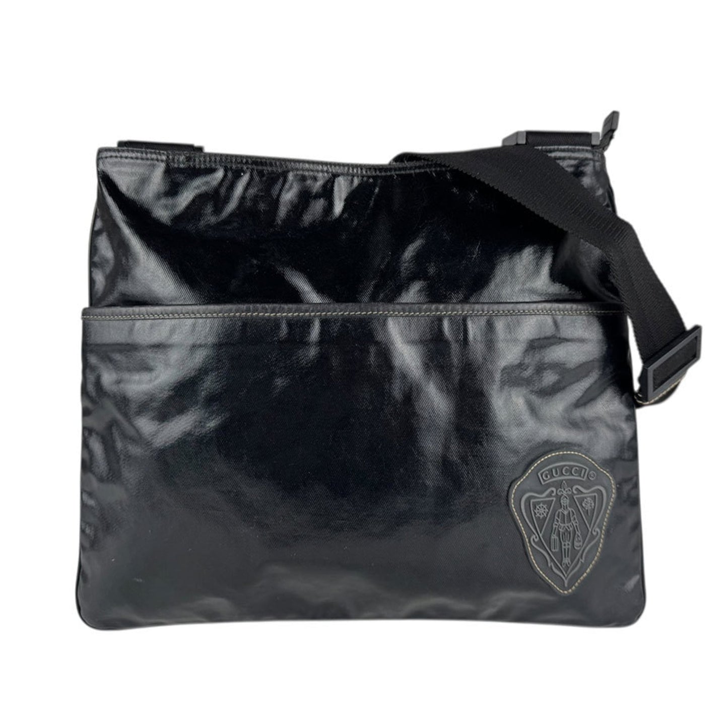 Gucci Black Pvc Shoulder Bag ( )