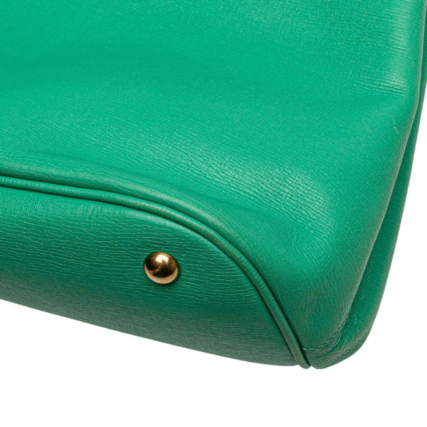 Gucci Green Leather Handbag Shoulder Bag ( )