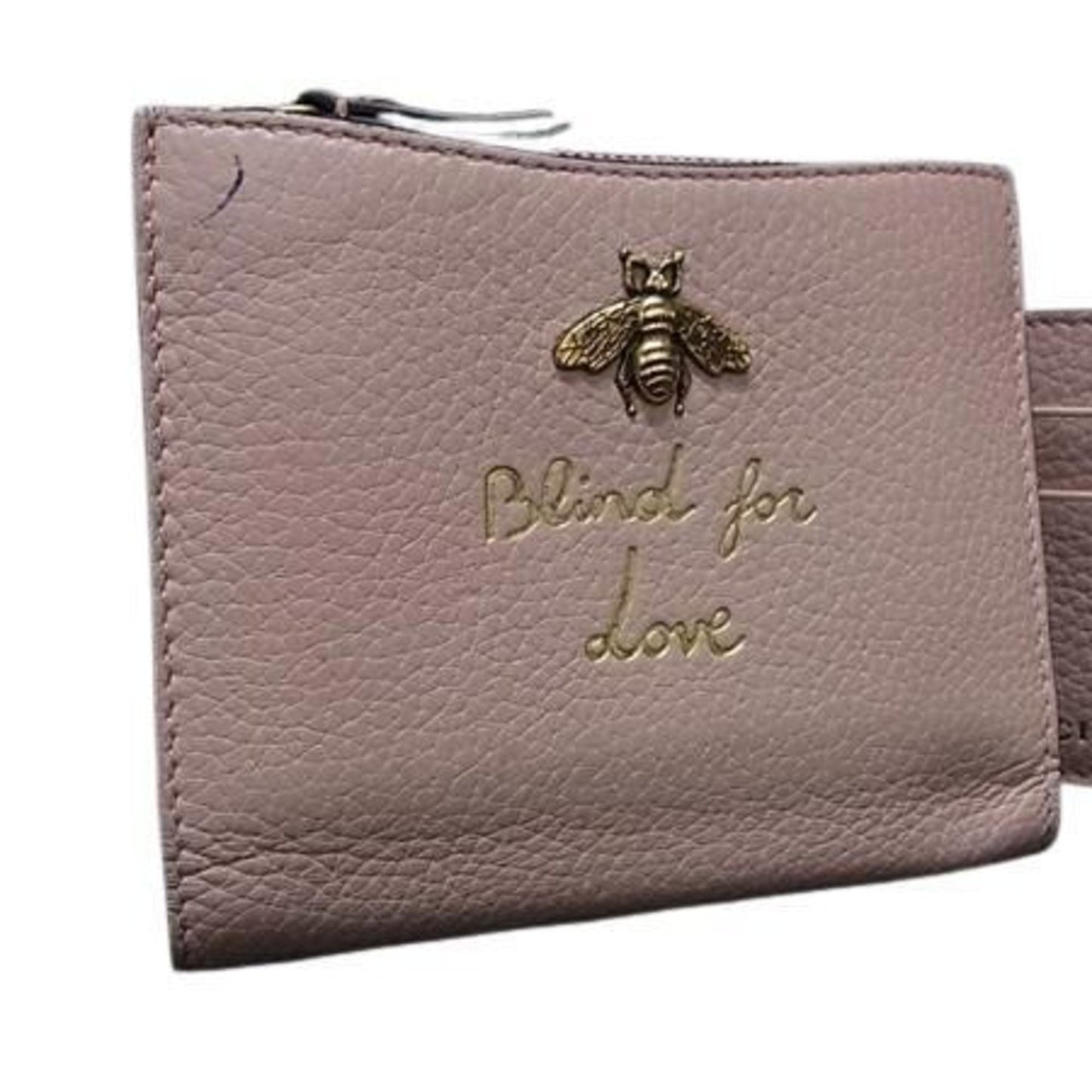 Gucci Light Pink Leather Wallet (Bi-Fold) ( )