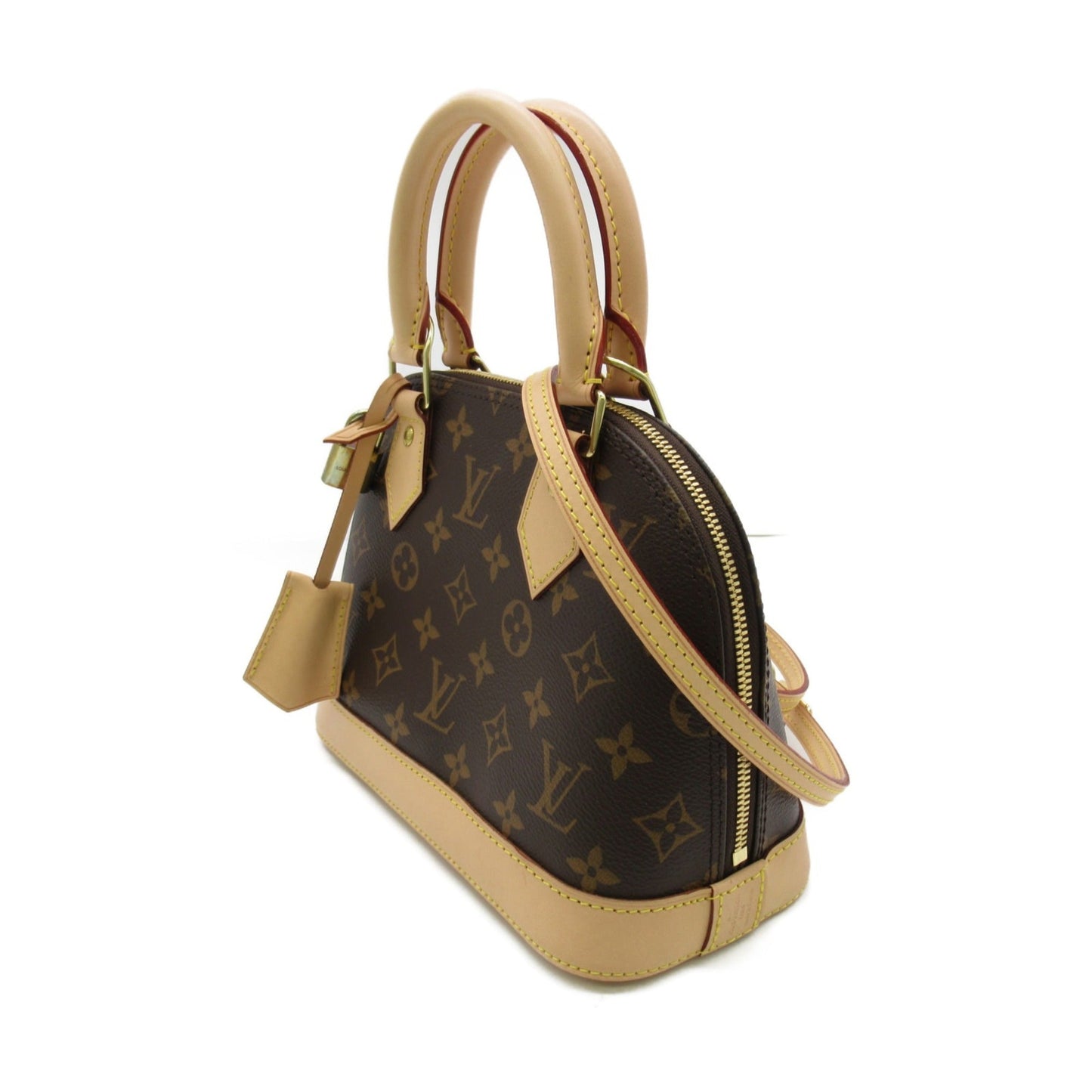 LOUIS VUITTON Alma BB Brown Monogram PVC coated canvas Handbag