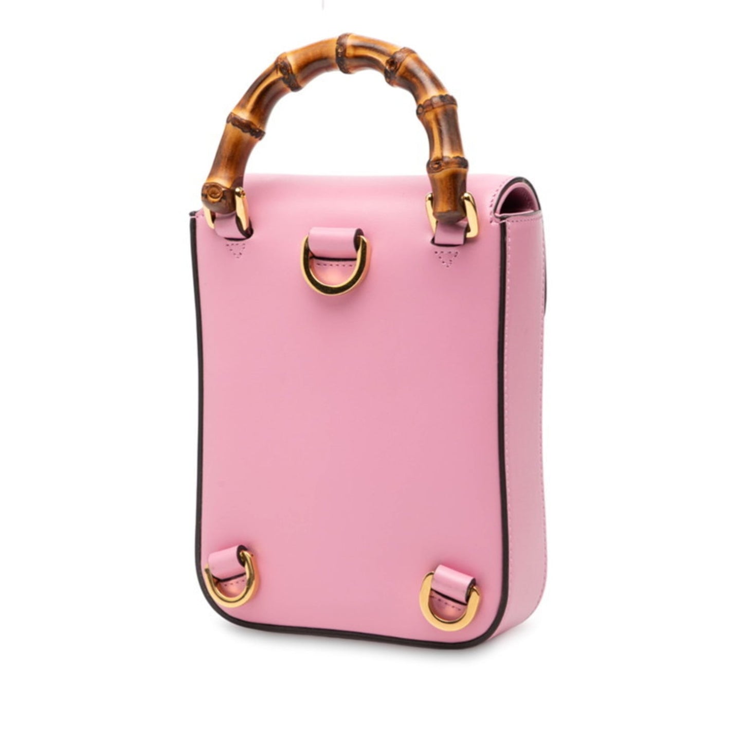 Gucci Pink Leather Backpack Handbag ( )