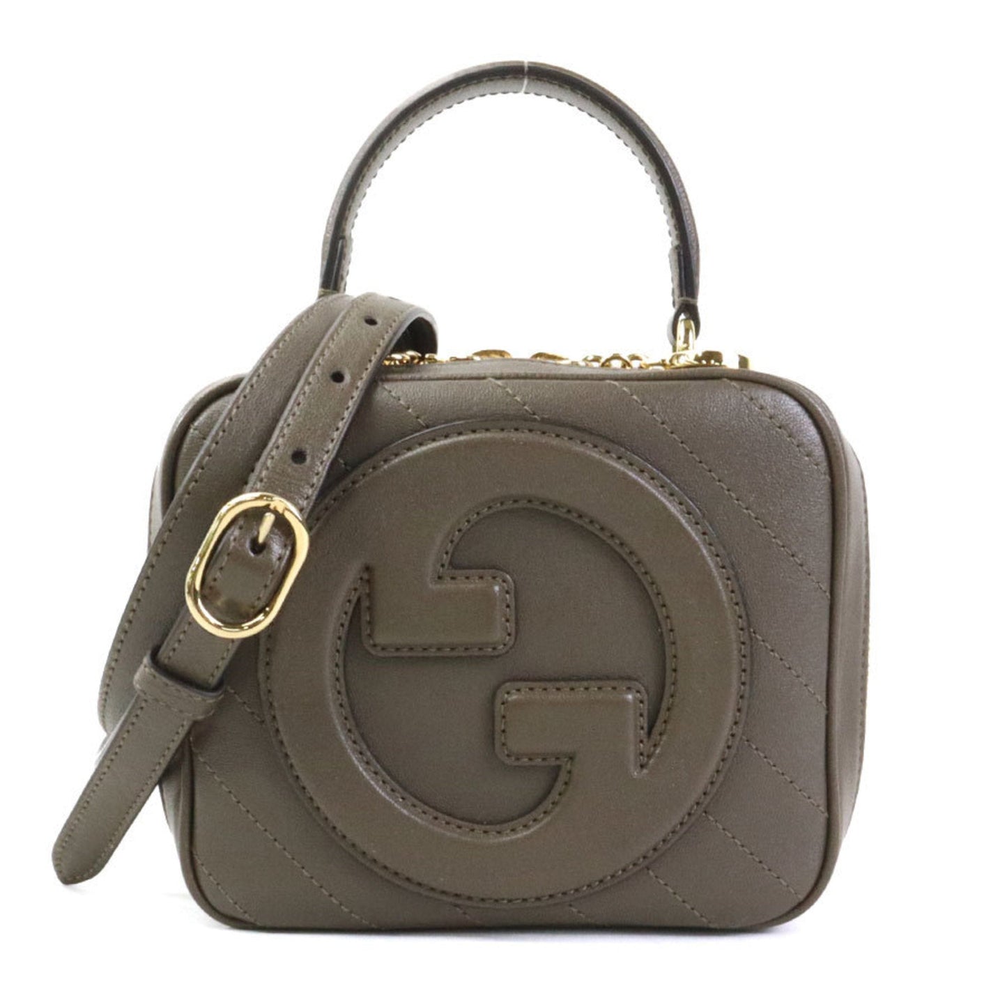 Gucci Khaki Brown Shoulder Bag ( )