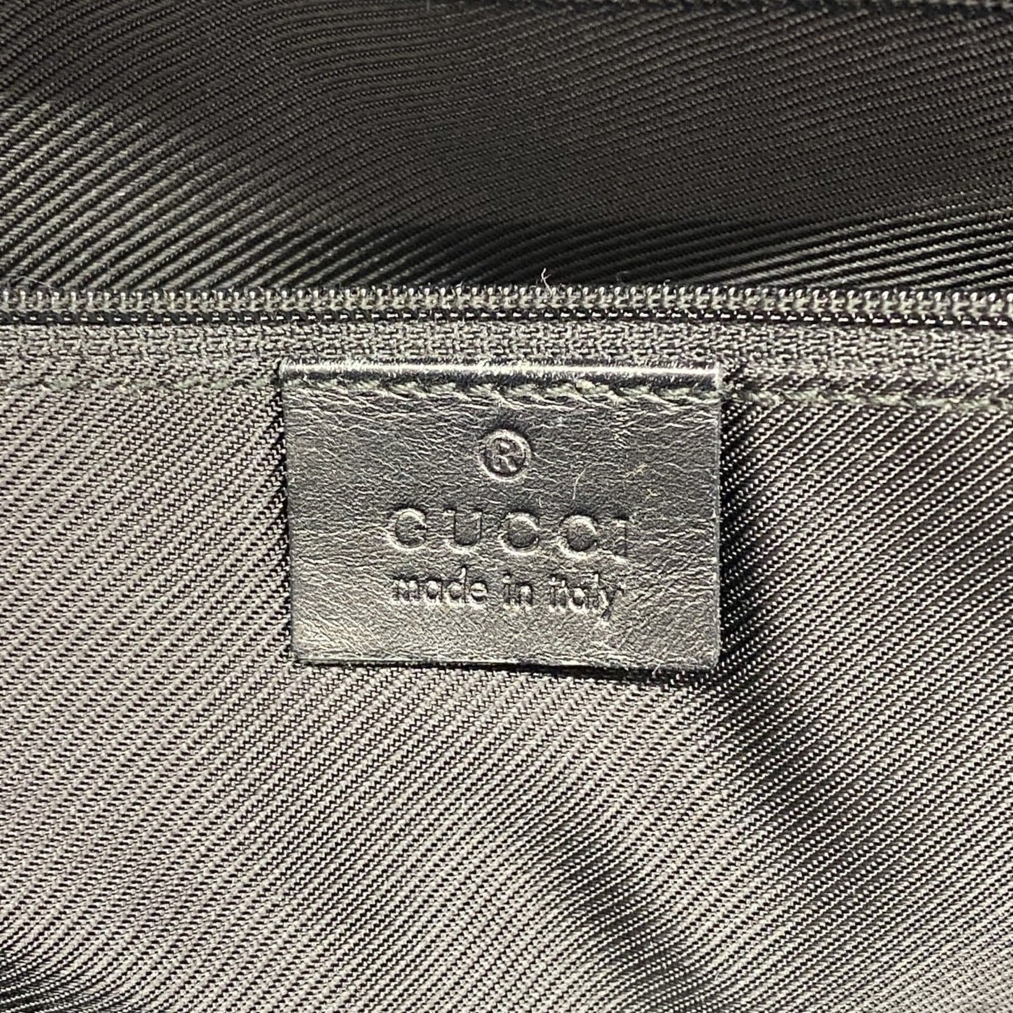 Gucci Black Canvas Tote Bag ( )