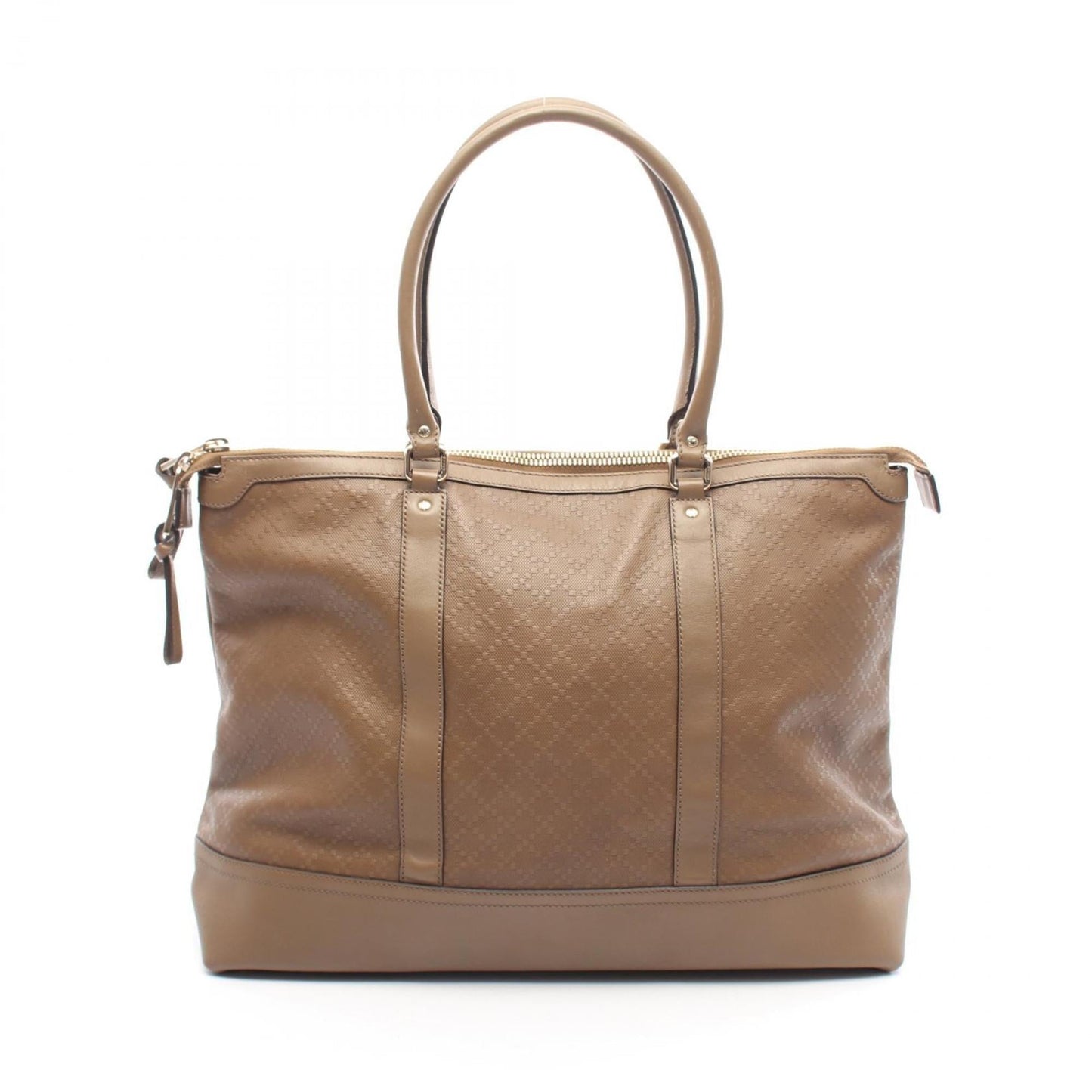 Gucci Brown Leather Tote Bag ( )