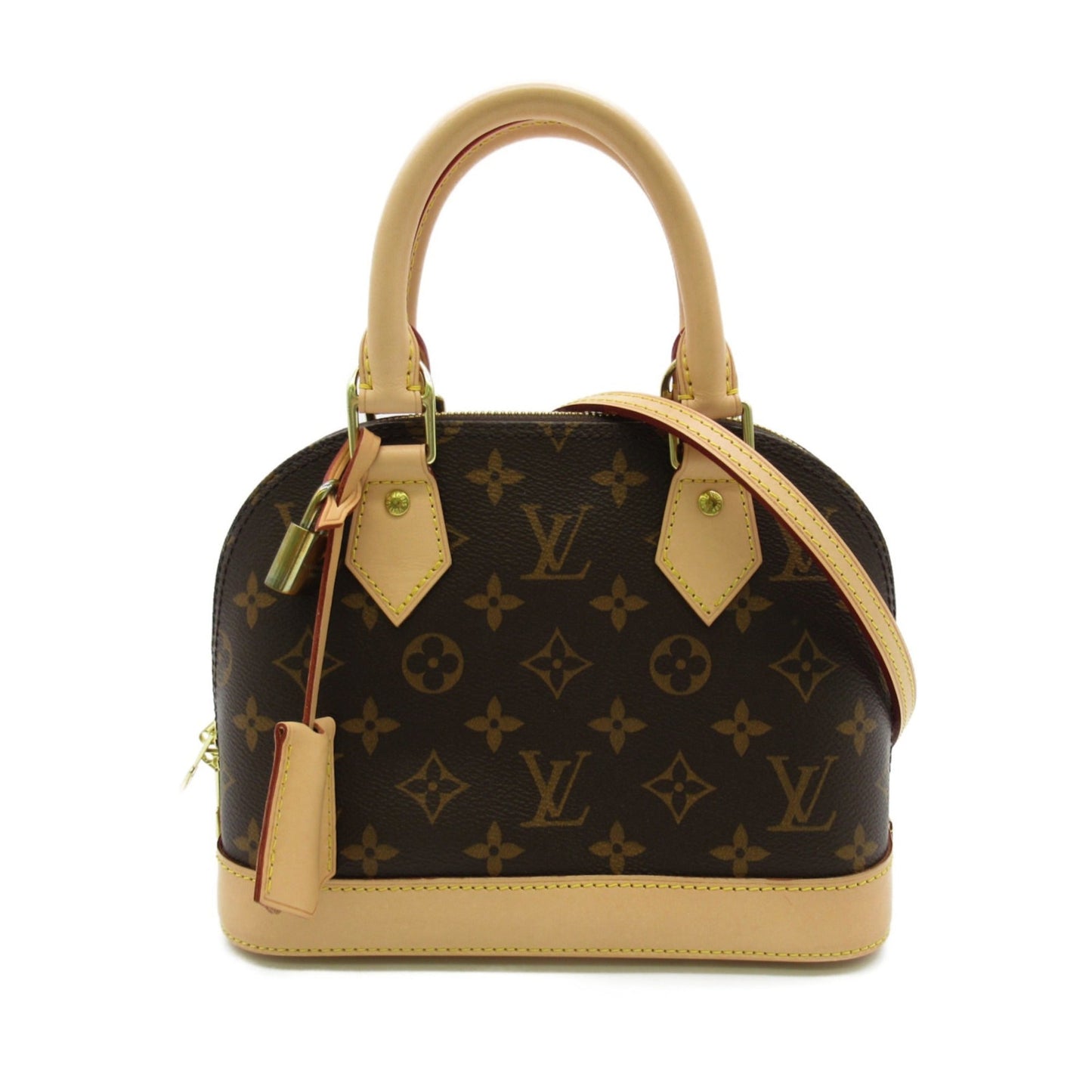 LOUIS VUITTON Alma BB Brown Monogram PVC coated canvas Handbag