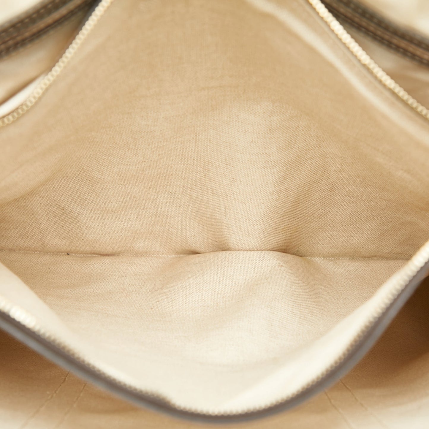 Gucci Beige Brown Pvc Leather Tote Bag ( )