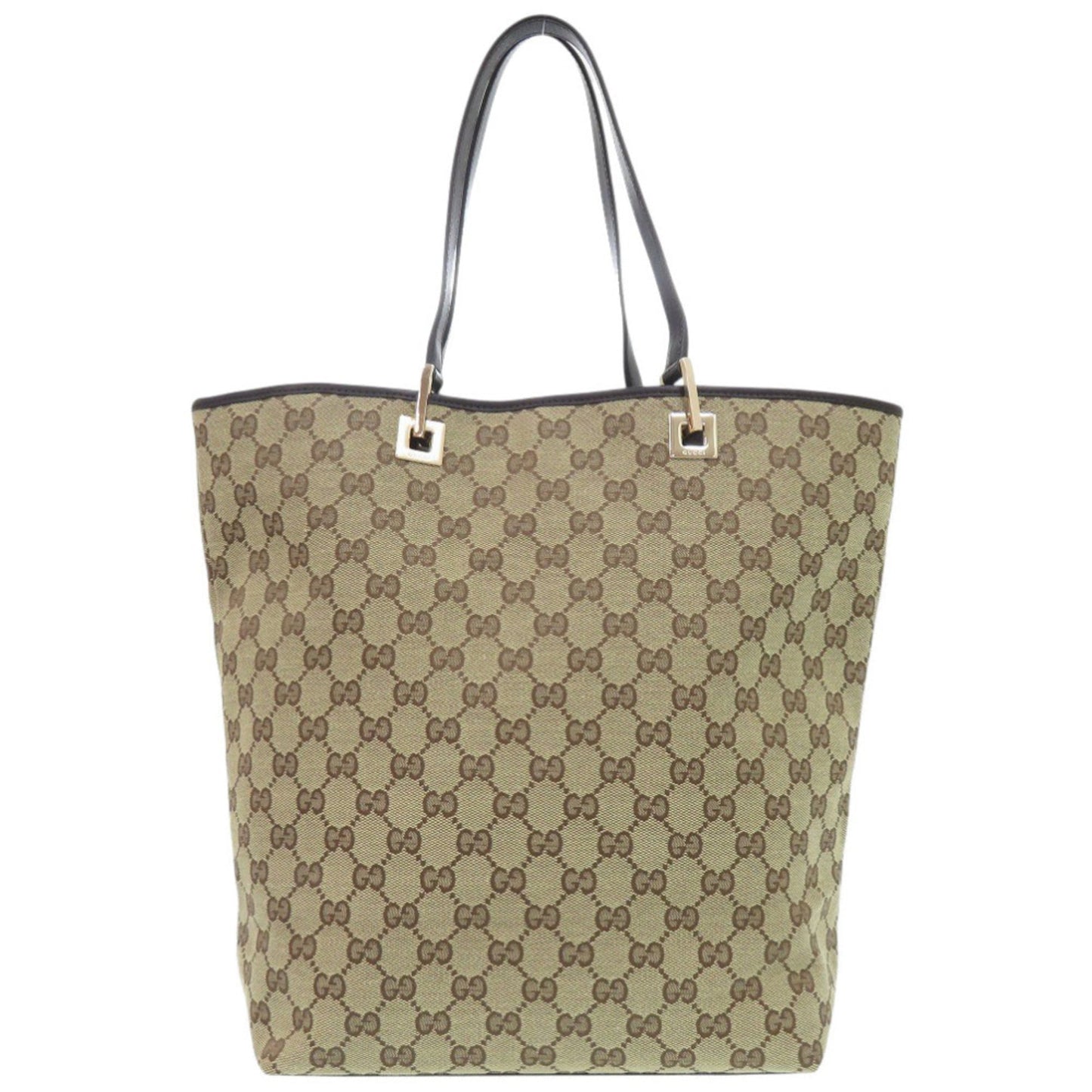 Gucci Beige Gg Canvas Tote Bag ( )