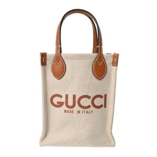 Gucci Brown White Shoulder Bag ( )