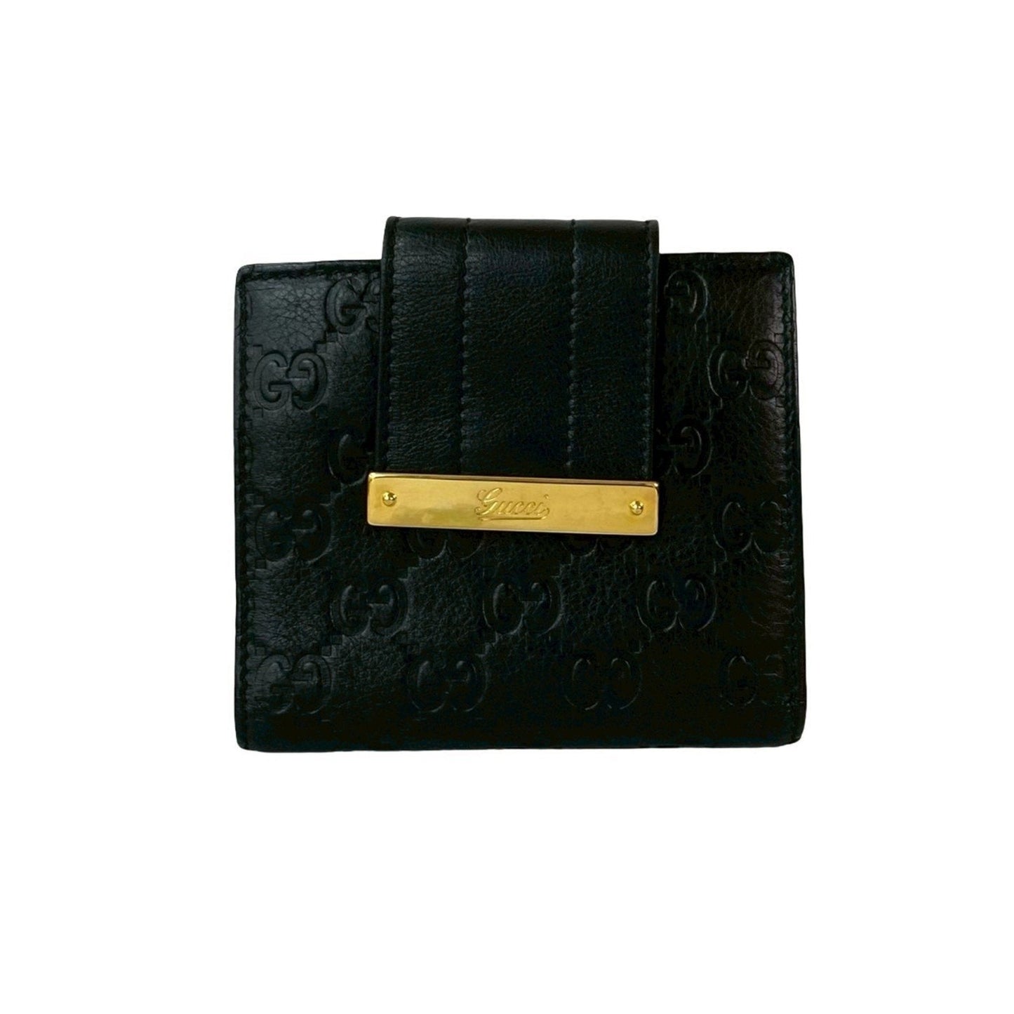 Gucci Black Leather Wallet (Bi-Fold) ( )