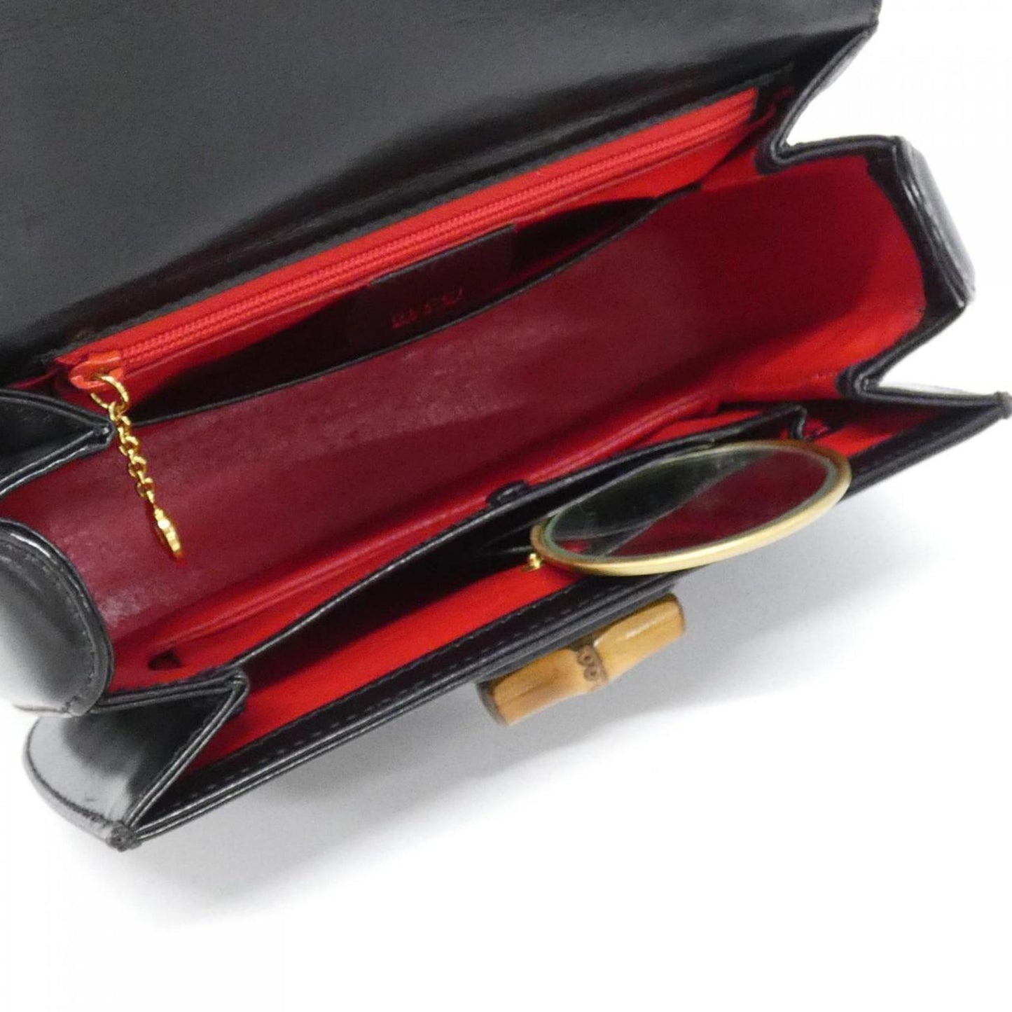 Gucci Black Leather Handbag ( )