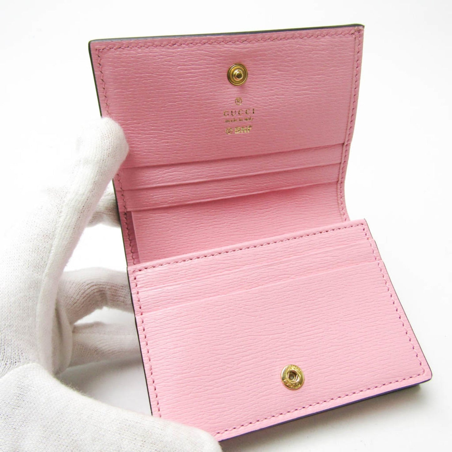Gucci Multi-Color Pink Leather Wallet (Bi-Fold) ( )