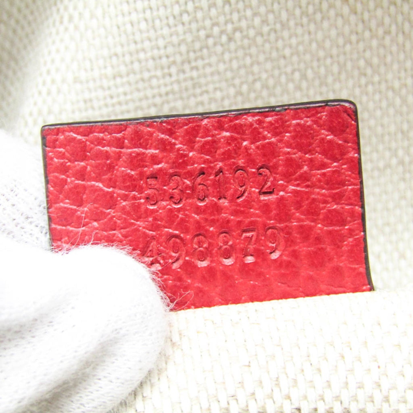 Gucci Soho Red Color Leather Backpack ( )