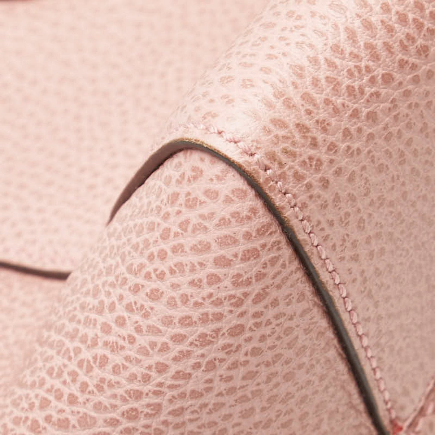 Gucci Pink Leather Shoulder Bag Tote Bag ( )