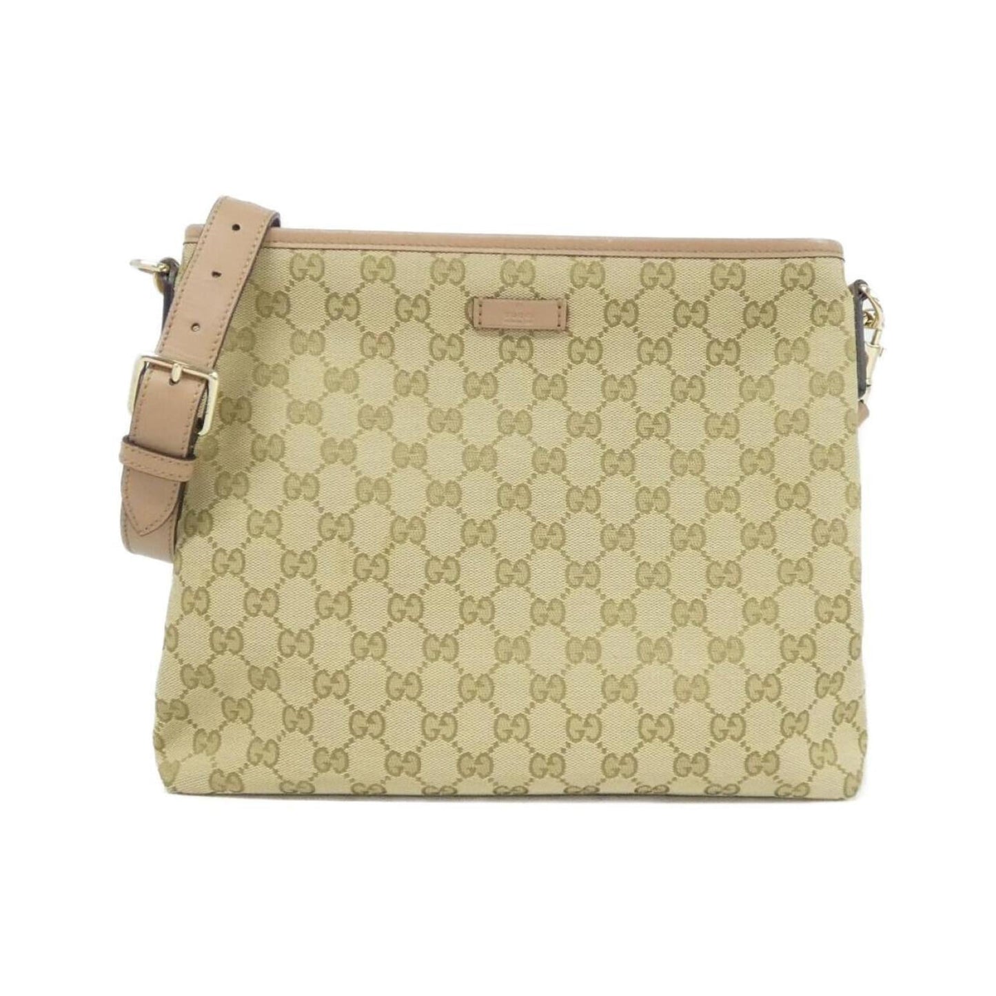 Gucci Gg Canvas Beige Pink Gg Canvas Shoulder Bag ( )