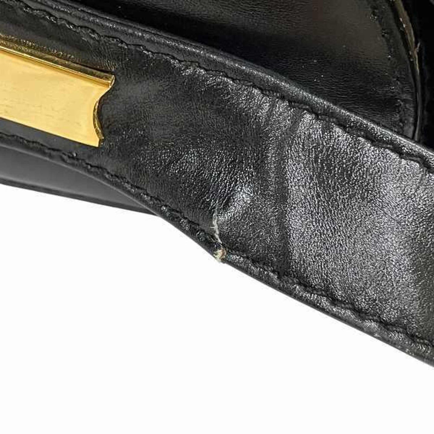 Gucci Black Leather Shoulder Bag ( )