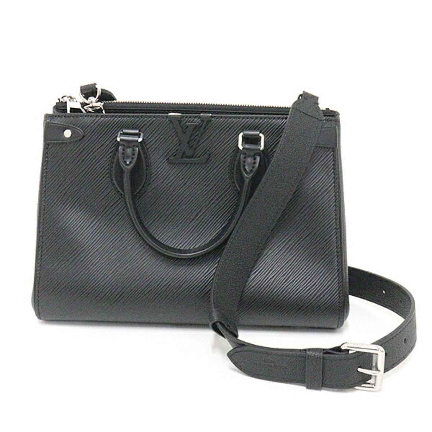 Louis Vuitton Grenelle Tote PM Epi Leather Black Shoulder Bag Handbag