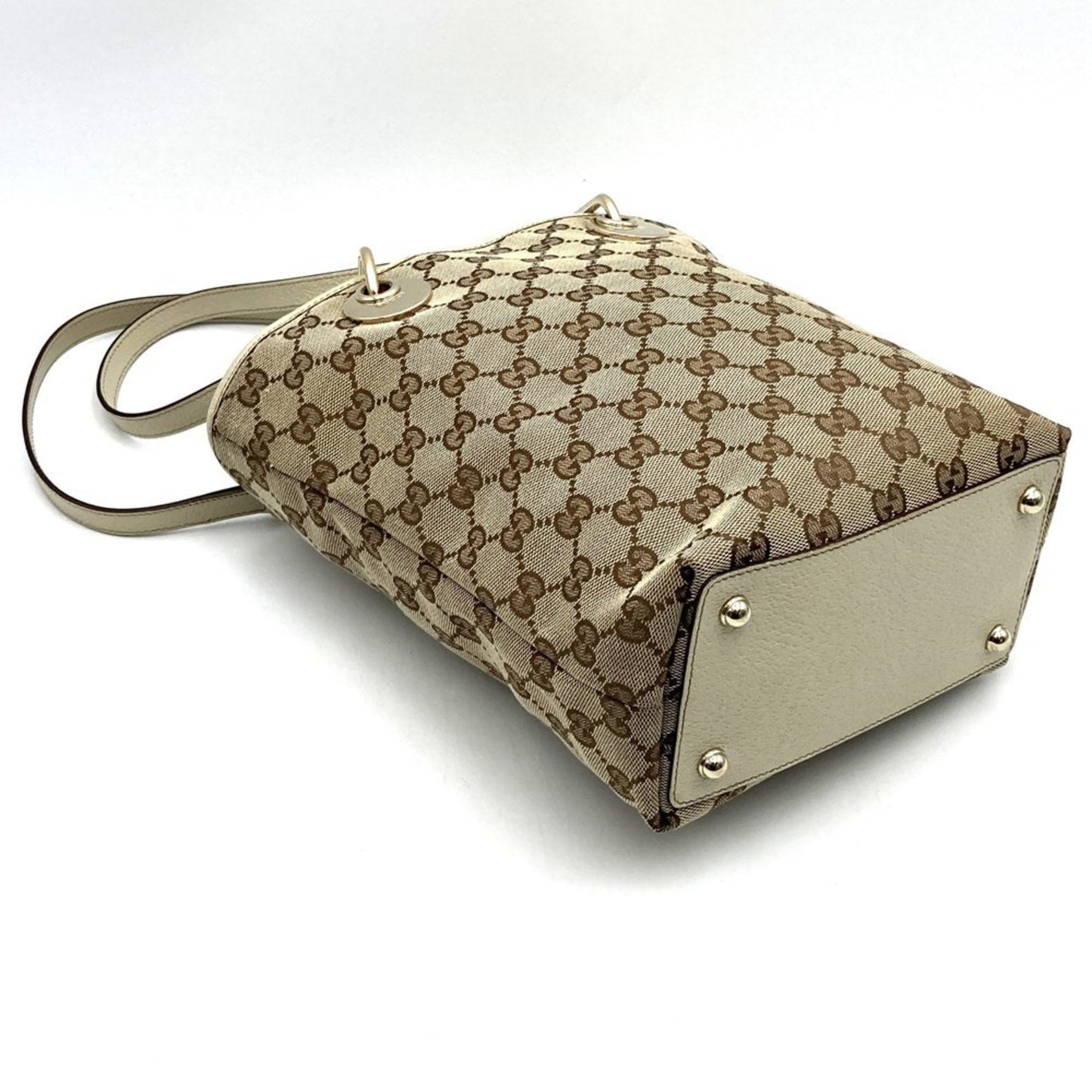 Gucci Gg Canvas Beige Gg Canvas Shoulder Bag Tote Bag ( )