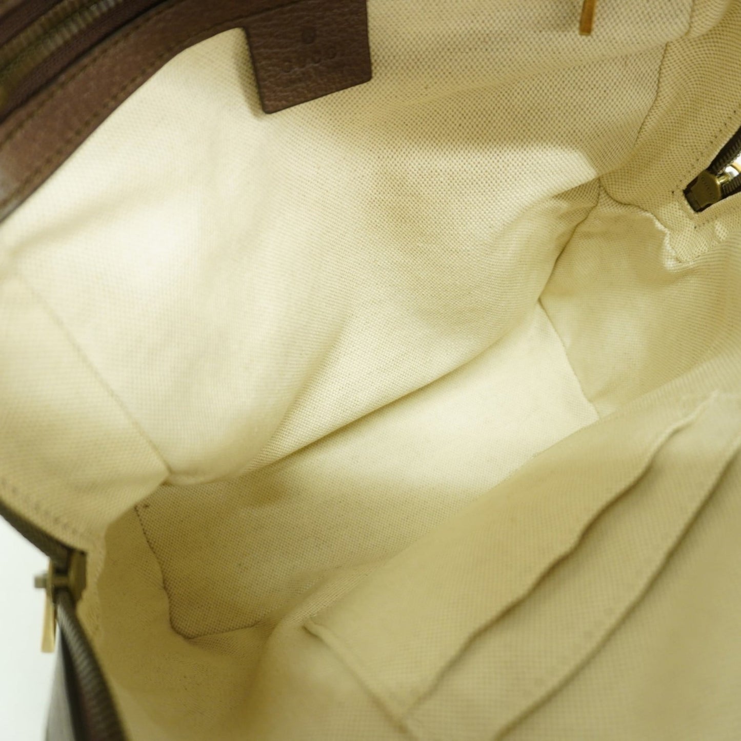 Gucci Brown Pvc Leather Backpack ( )