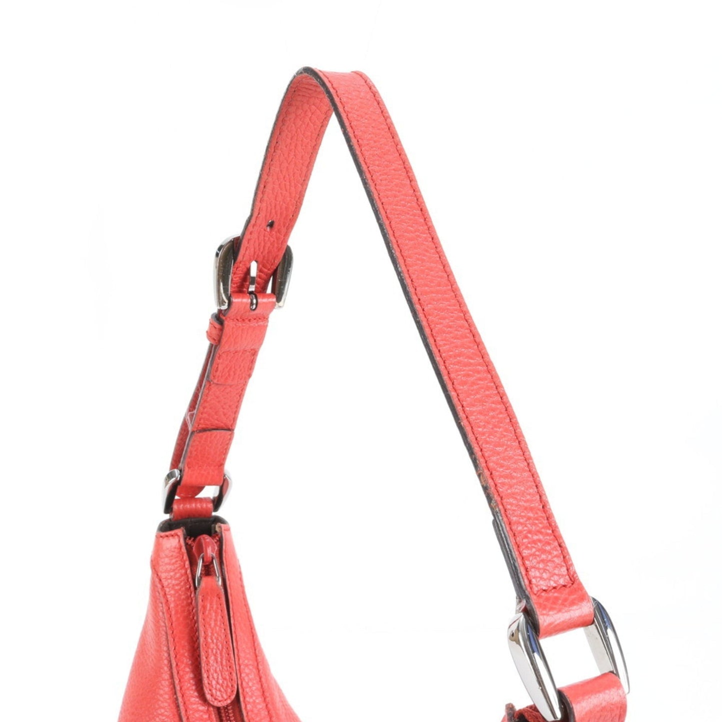 Gucci Red Color Leather Shoulder Bag ( )