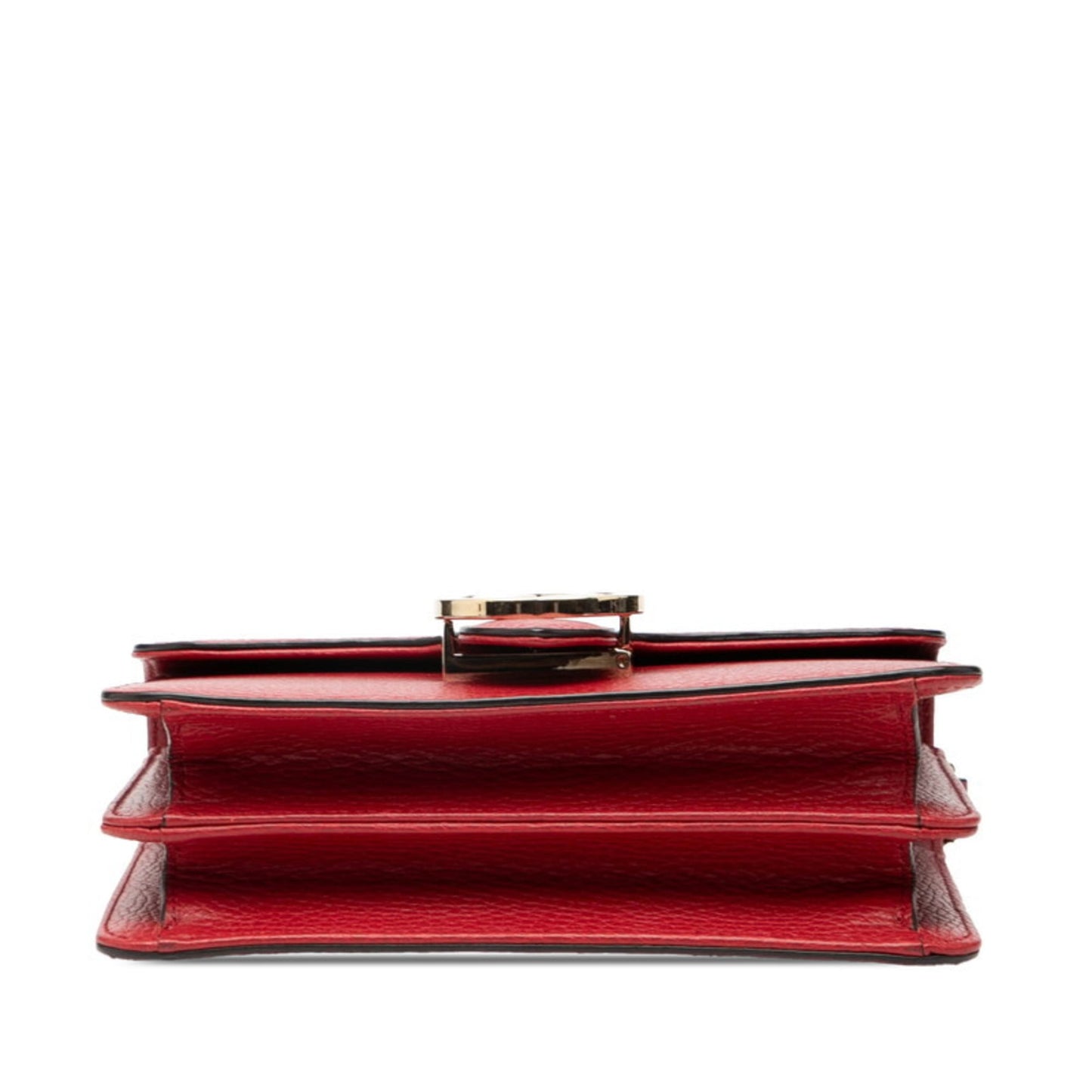 Gucci Red Color Leather Shoulder Bag ( )