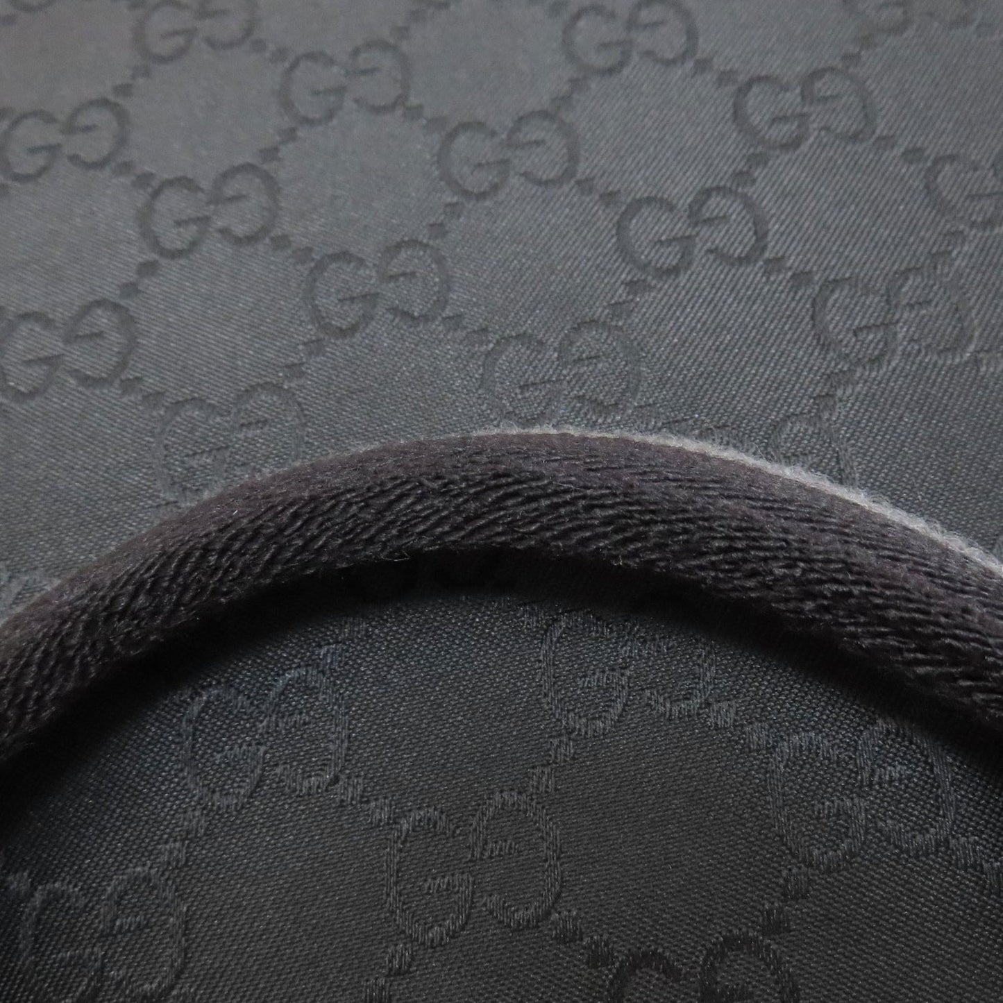 Gucci Black Nylon Canvas Tote Bag ( )