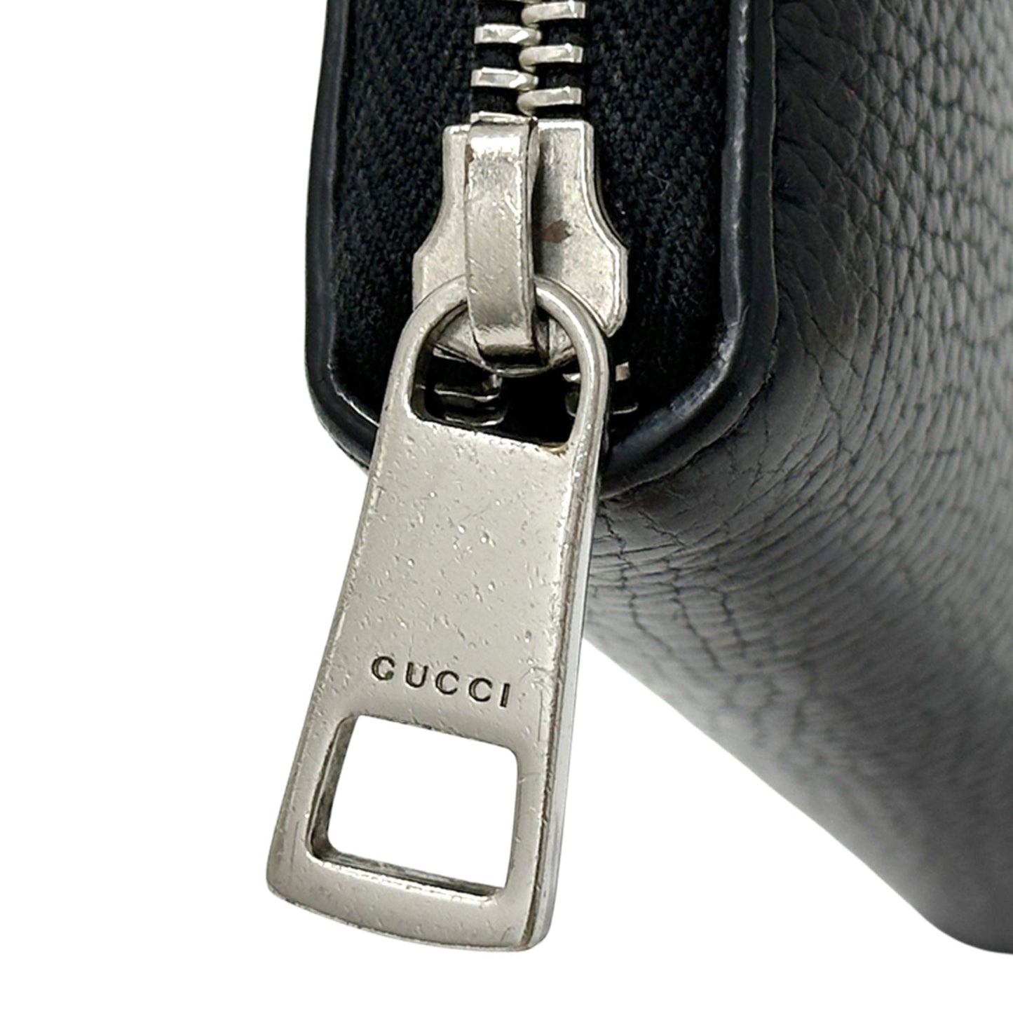 Gucci Black Leather Long Wallet (Bi-Fold) ( )