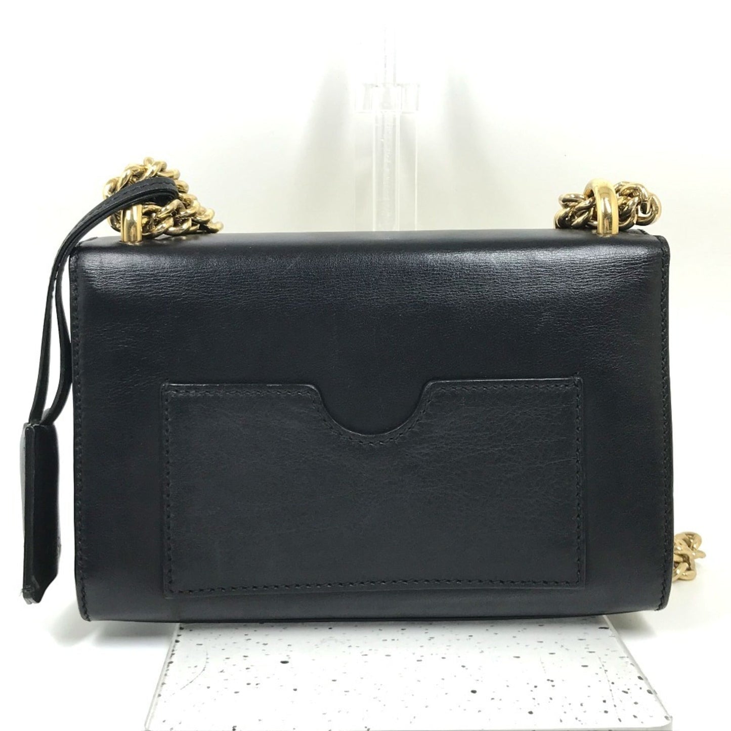 Gucci Black Leather Shoulder Bag ( )