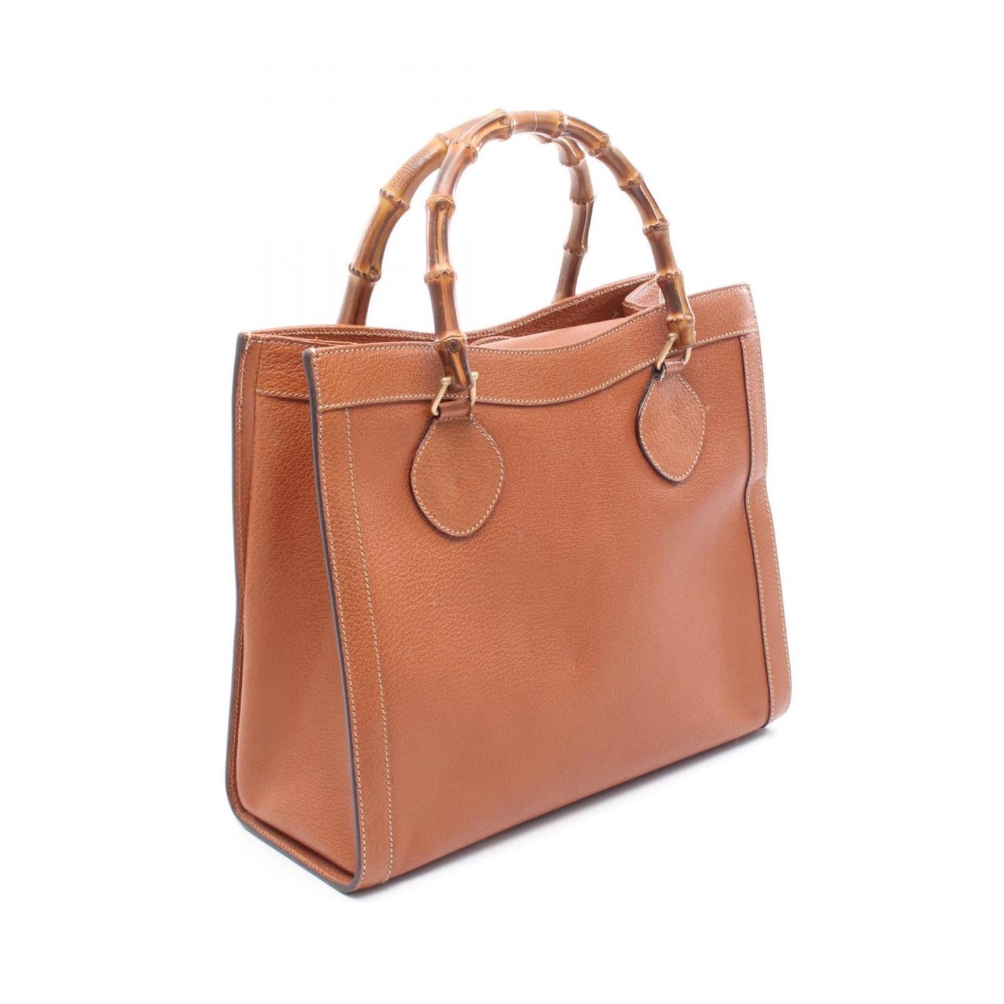 Gucci Brown Leather Handbag ( )