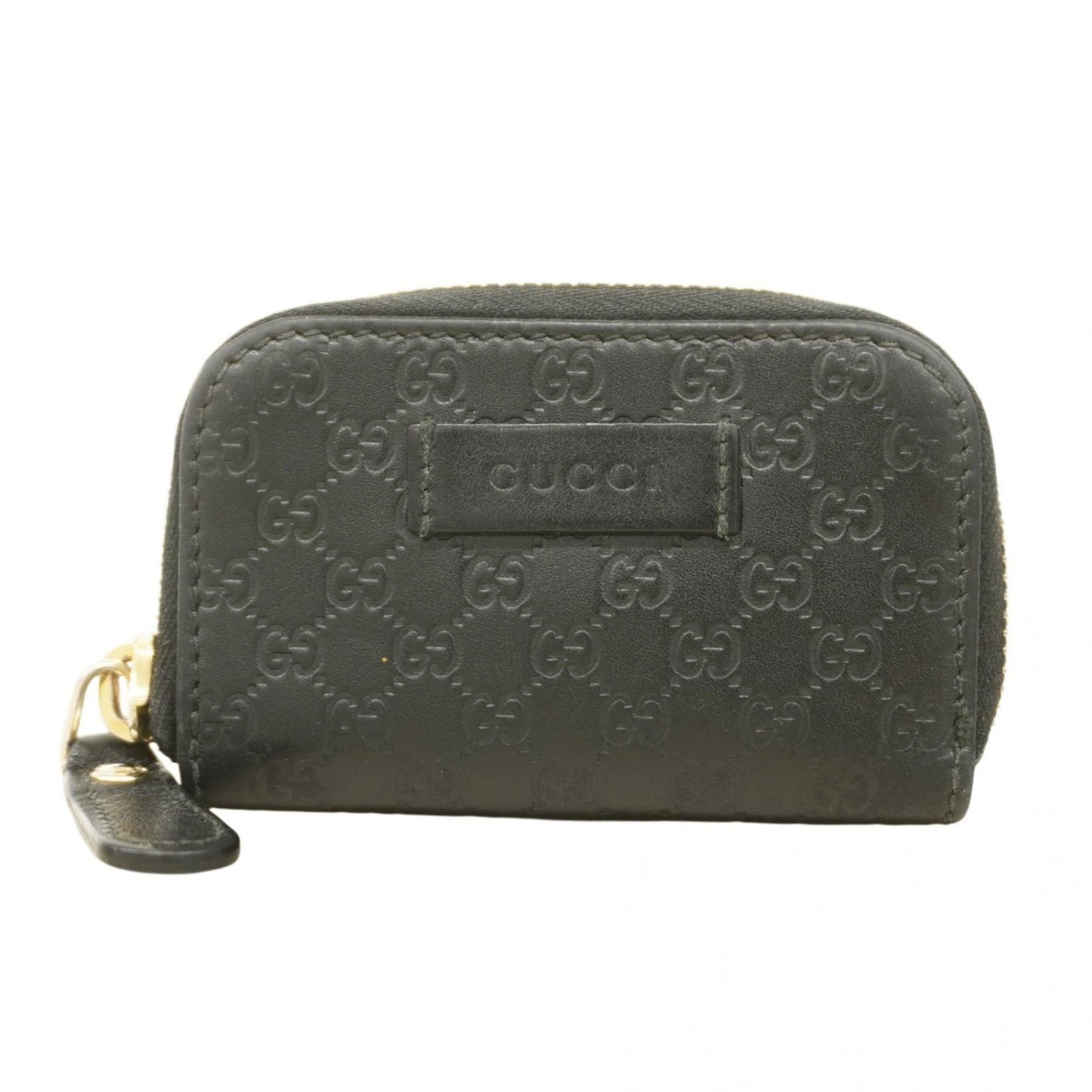 Gucci Black Leather Coin Purse/Coin Case ( )