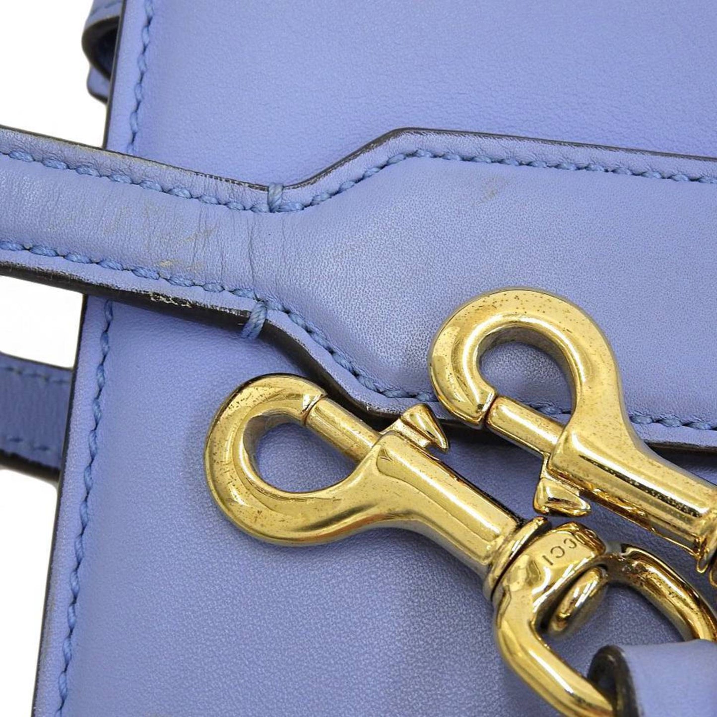Gucci Blue Bow Handbag Shoulder Bag ( )