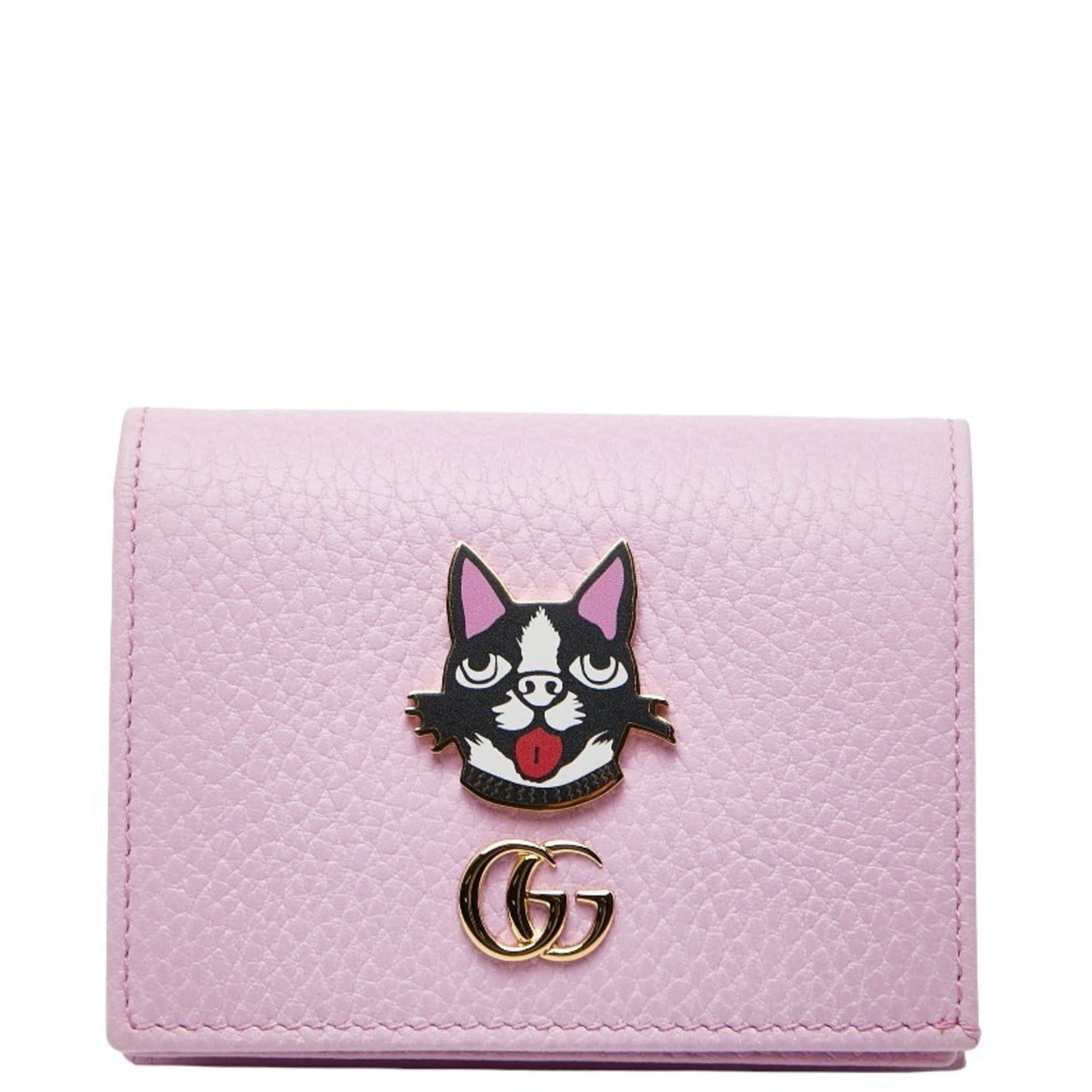Gucci Pink Leather Wallet (Bi-Fold) ( )